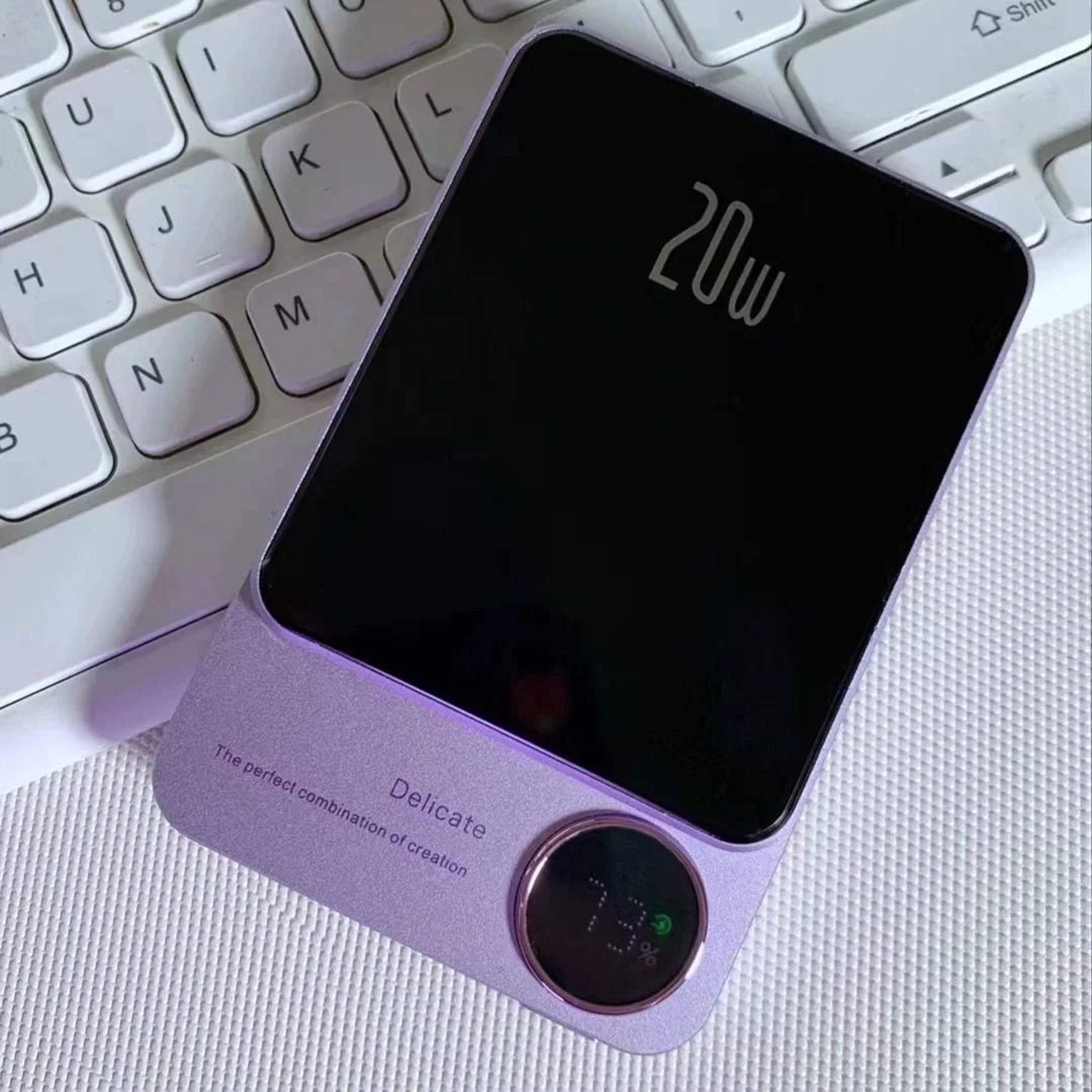 10000mAh Magnetic Alloy Power Bank  UltraSlim Wireless Fast Charger For IPhone 15  MagSafe Series 2