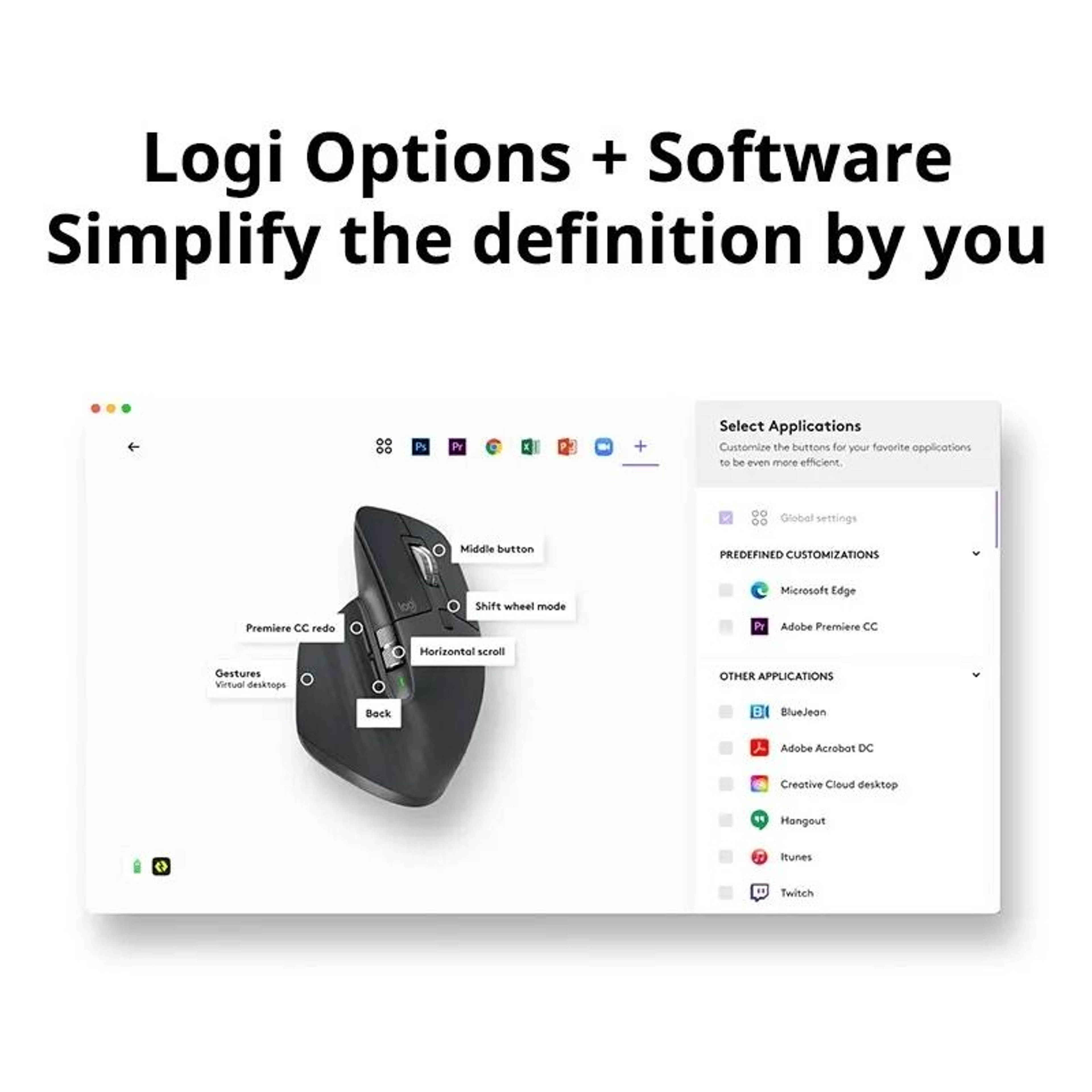 Logitech MX Master 3S Wireless Mouse  8K DPI Tracking  MagSpeed Magnetic Scrolling 4