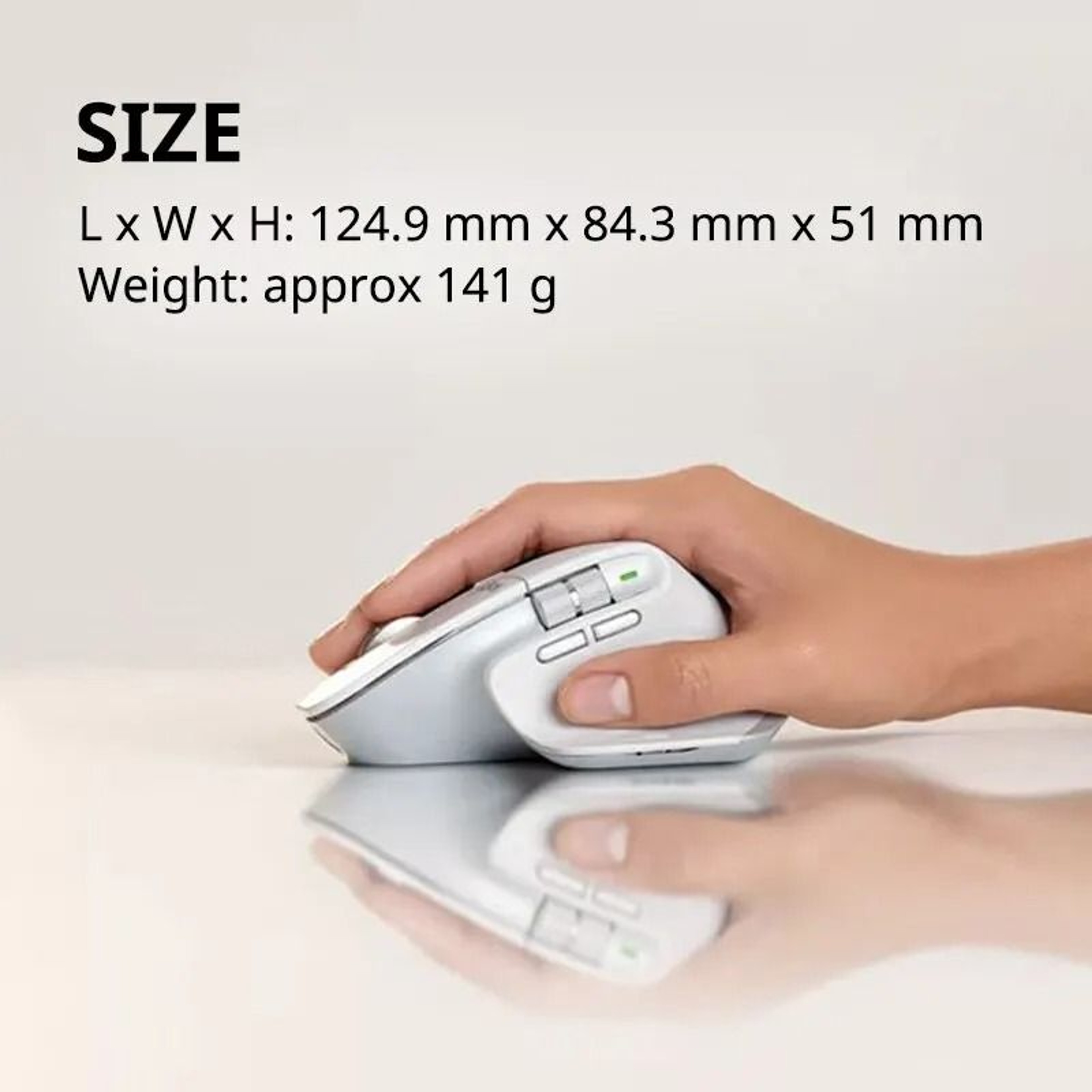 Logitech MX Master 3S Wireless Mouse  8K DPI Tracking  MagSpeed Magnetic Scrolling 5