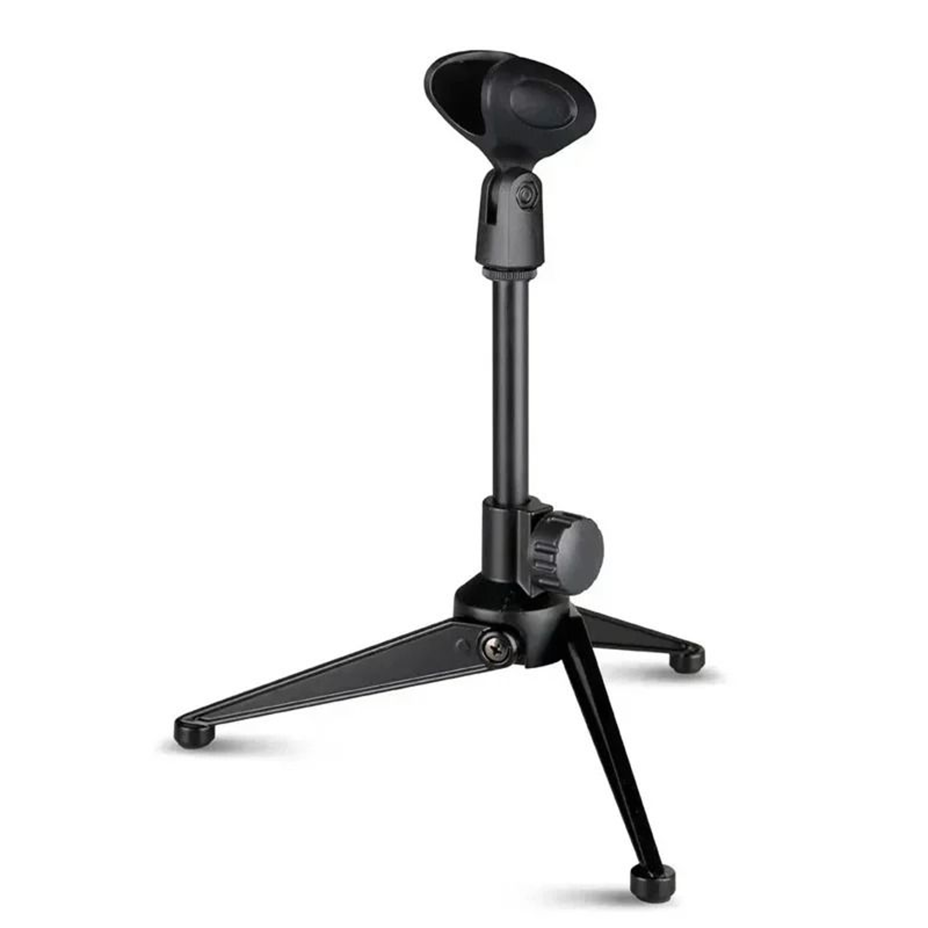 Universal Adjustable Mini Desktop Microphone Stand  Portable Tripod Mic Holder 0