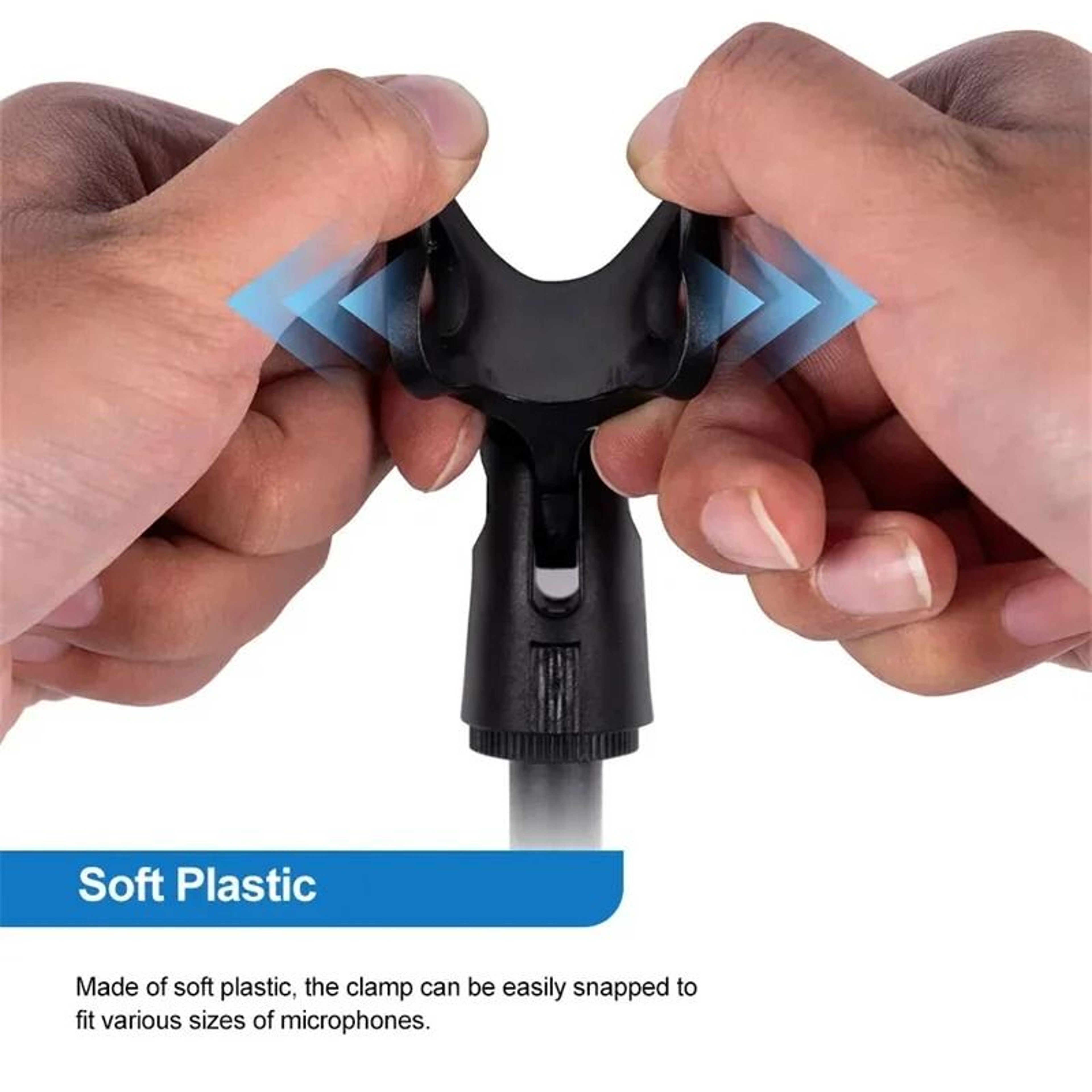 Universal Adjustable Mini Desktop Microphone Stand  Portable Tripod Mic Holder 4