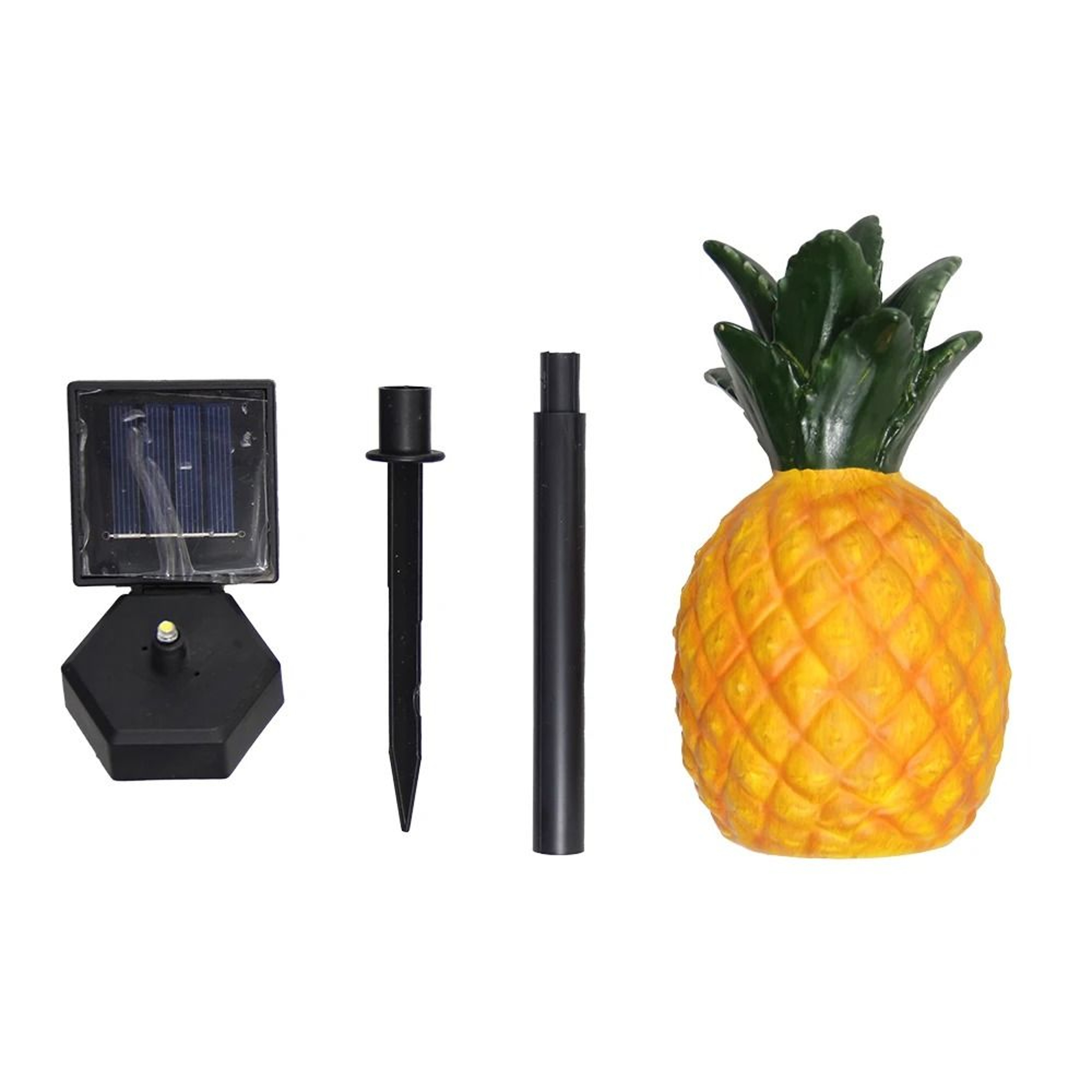 LED Solar Pineapple Yard Lamp  Waterproof Simulation Landscape Stake Light For Garden  Lawn 6