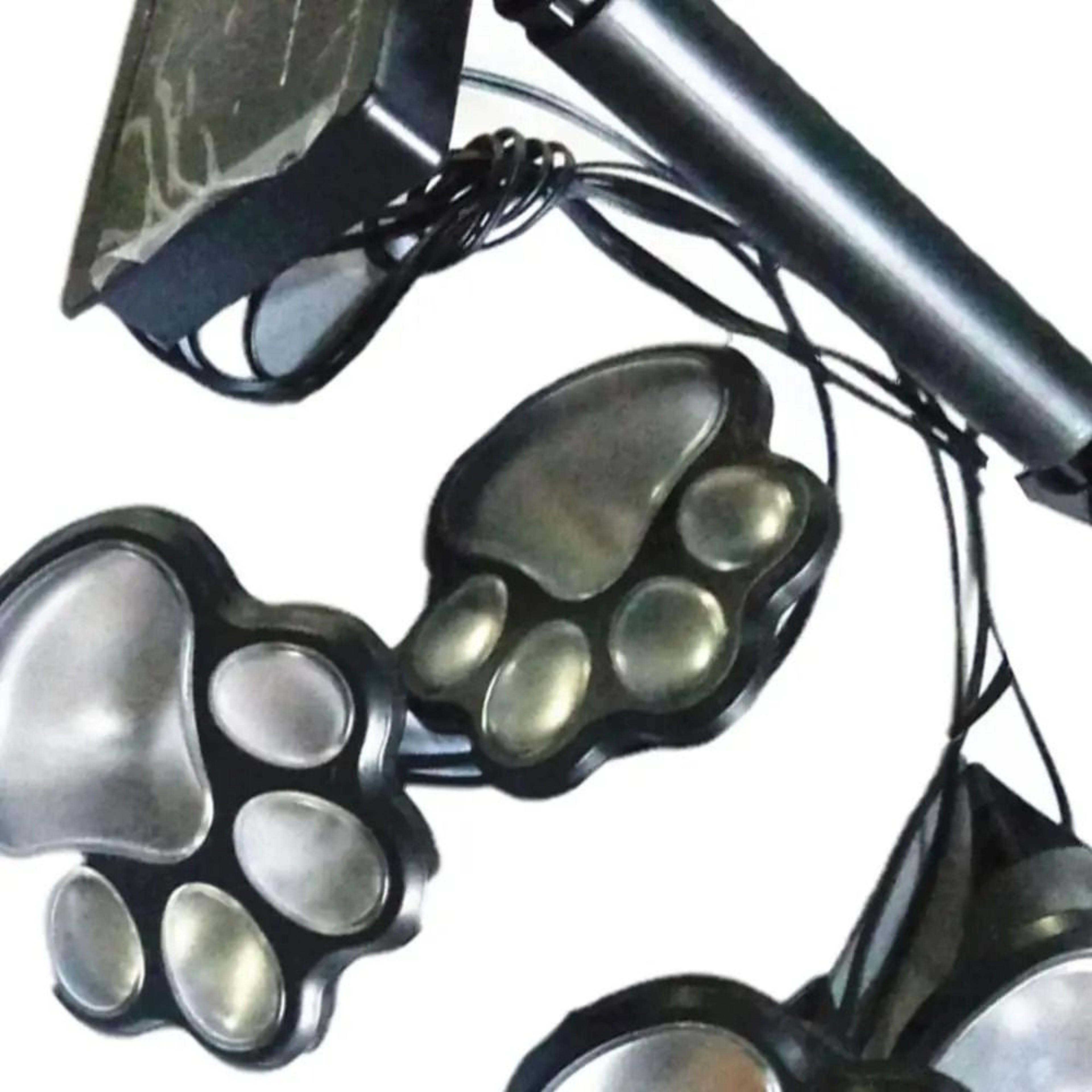 Solar Paw Print Landscape Lights  IP65 Waterproof LED Stone Imitation Garden  Yard Lamps 4