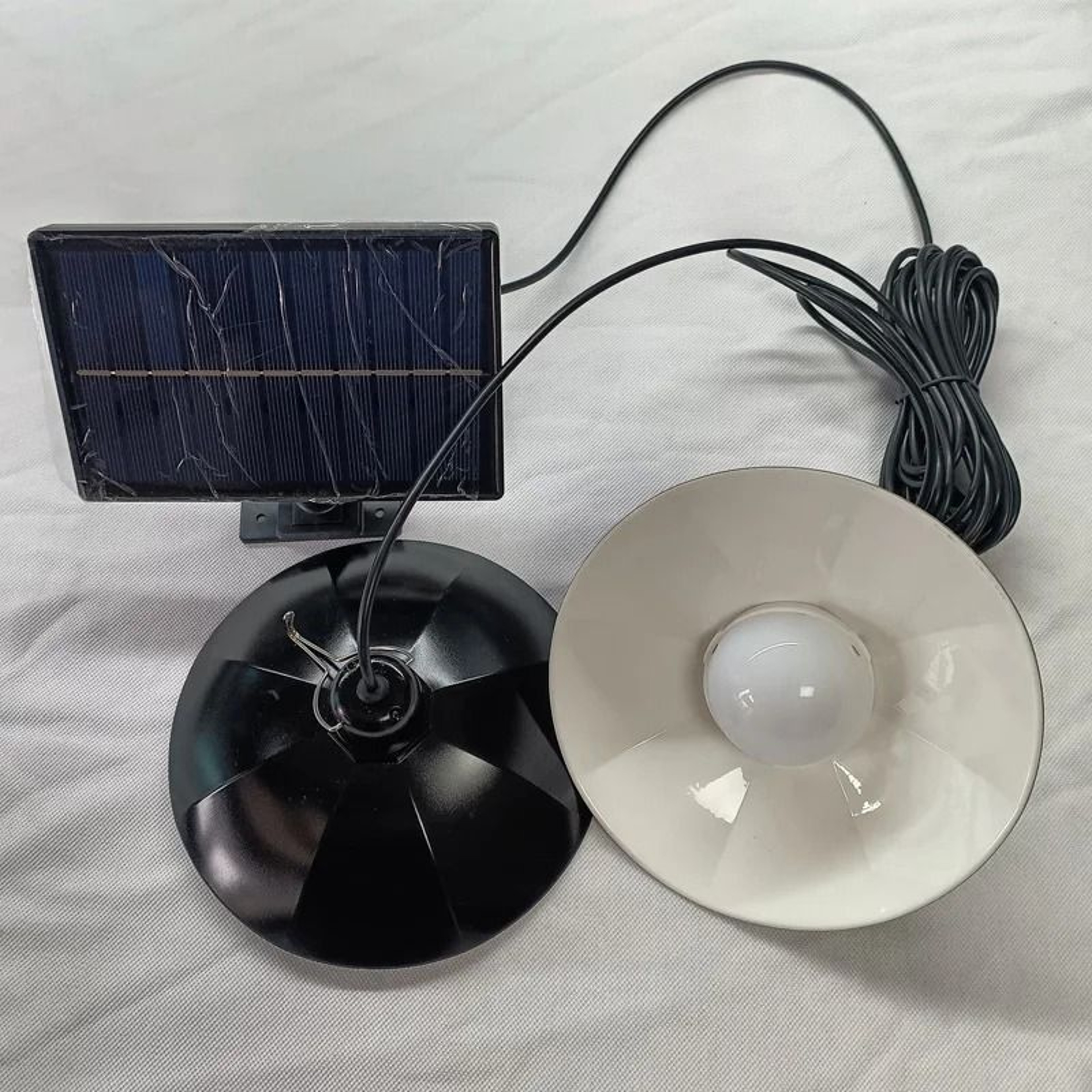 2Head Solar Pendant Light  Waterproof Outdoor LED Hanging Lantern For Home Garden  Patio 1