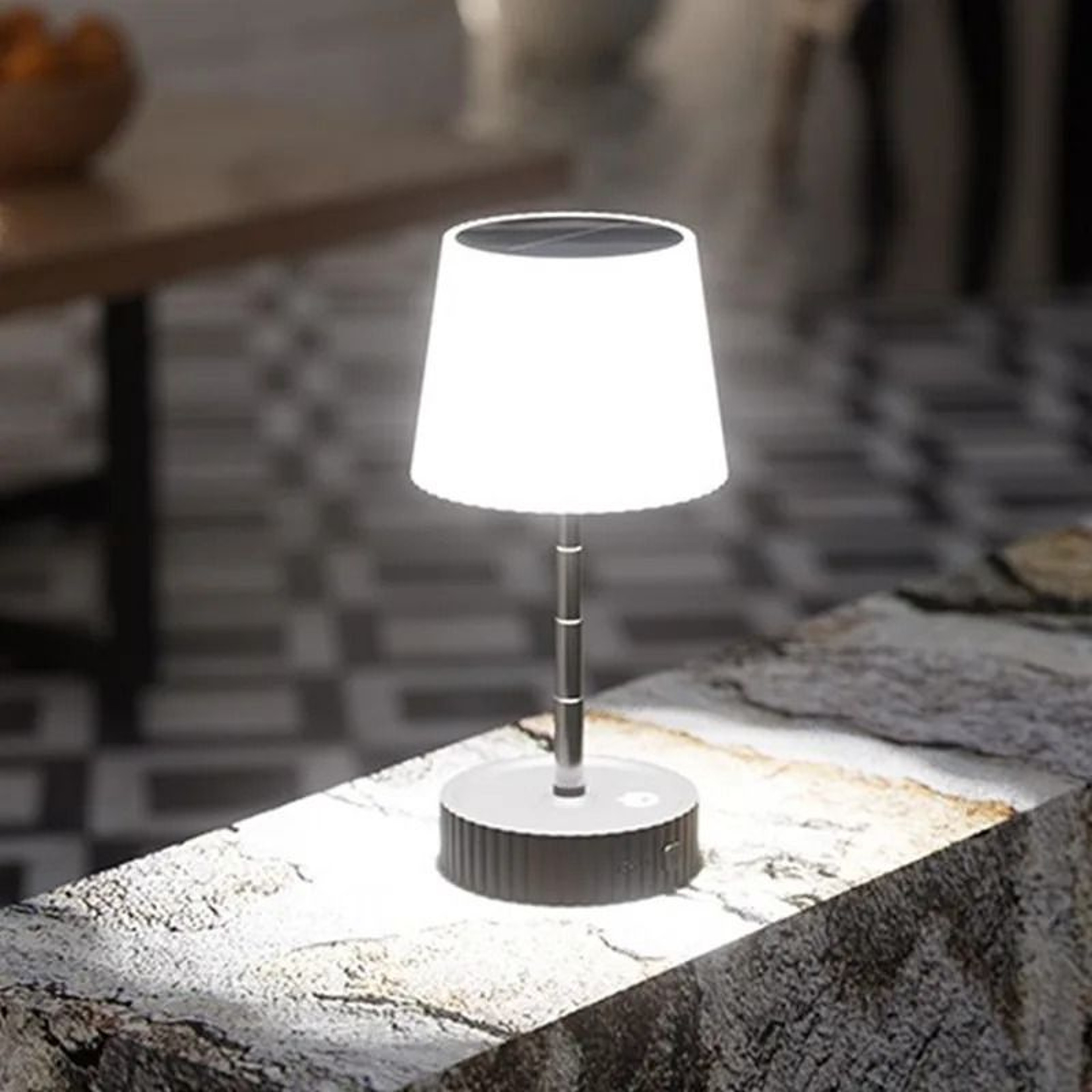 Mini Solar Folding Table Lamp  Rechargeable 17LED Outdoor Night Light  Desktop Floor Lamp 1