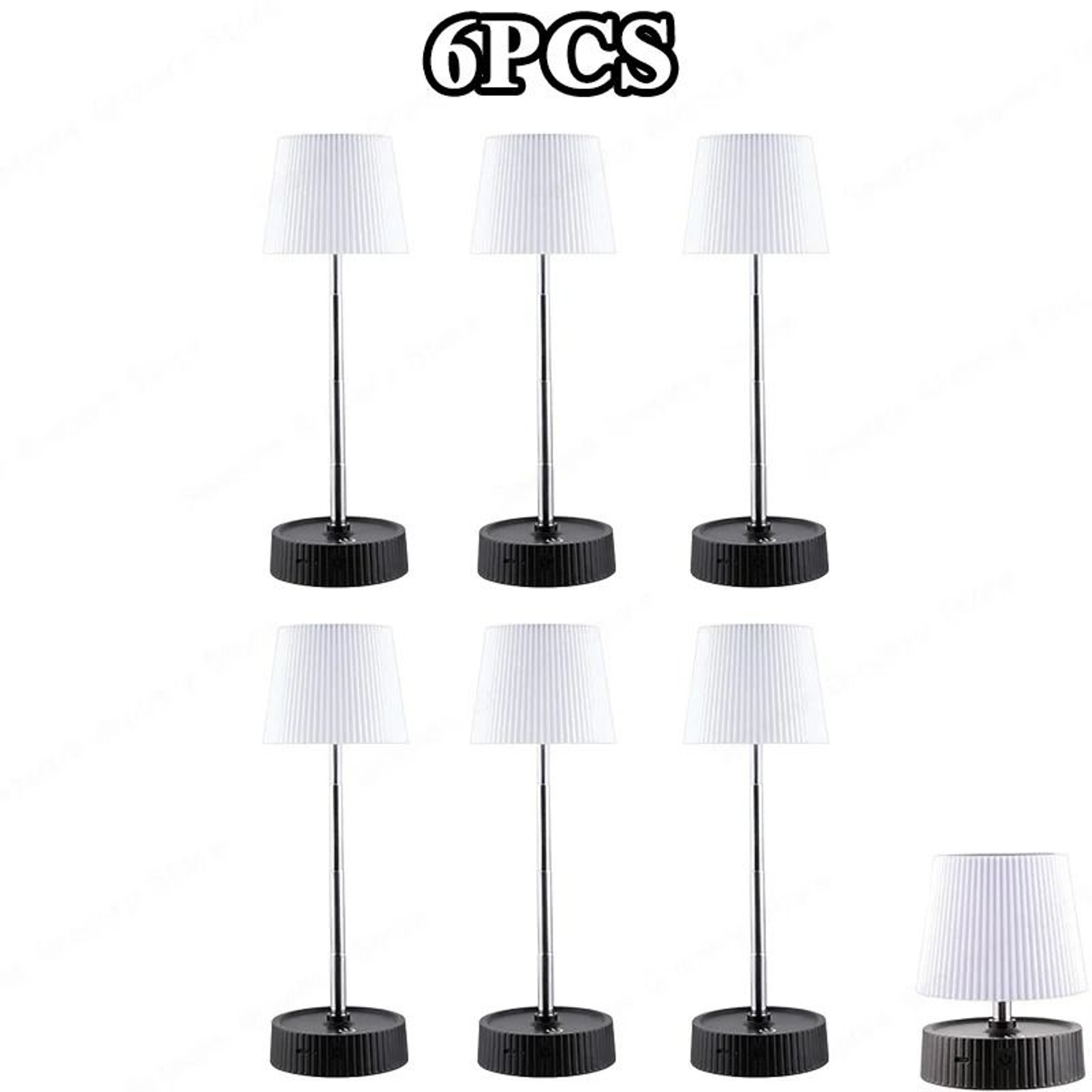 Mini Solar Folding Table Lamp  Rechargeable 17LED Outdoor Night Light  Desktop Floor Lamp 9
