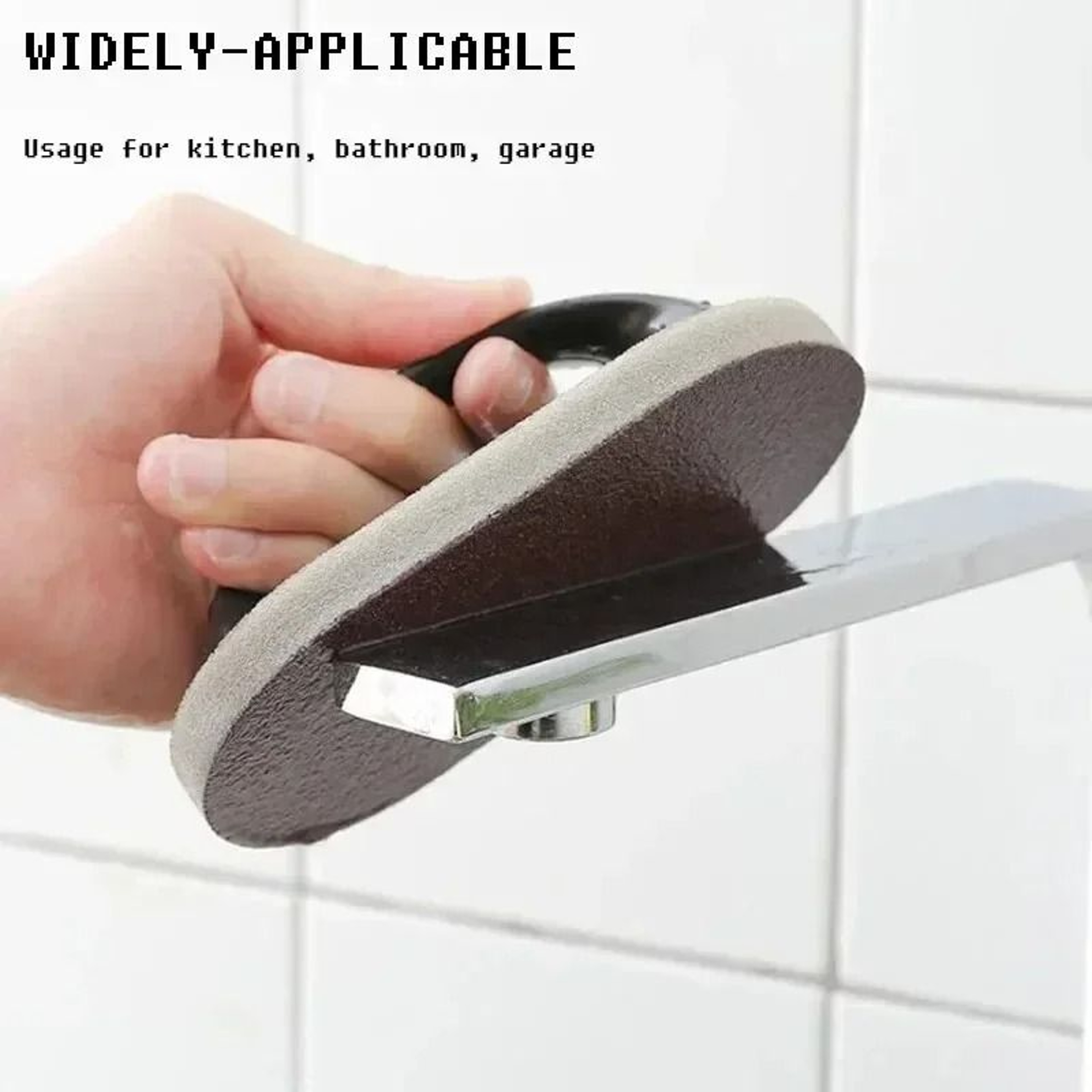Reusable Emery Magic Sponge  HeavyDuty Kitchen Pot Brush With Handle For Decontamination  Easy Clea 3