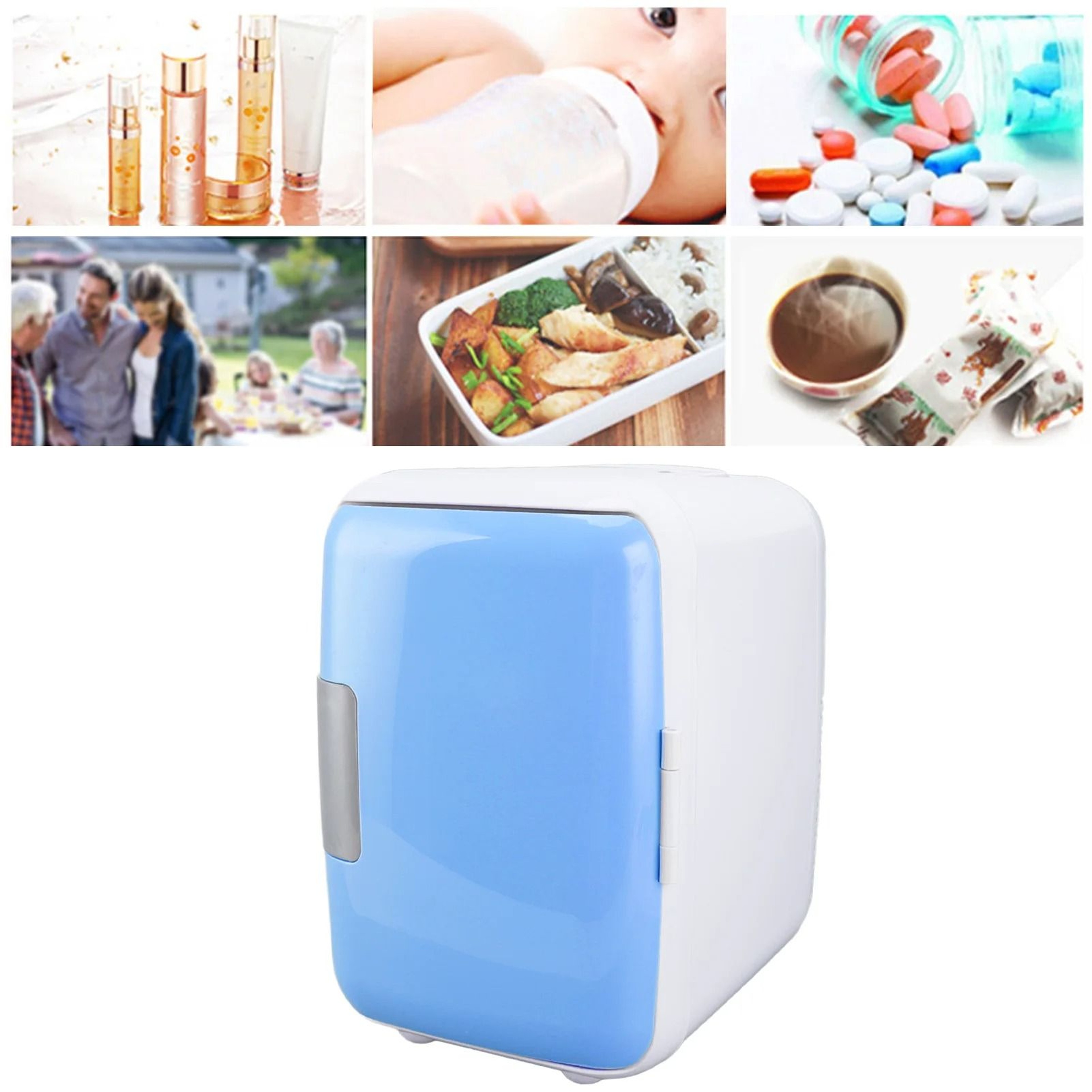 4L Mini Portable Auto Refrigerator  Cooling  Warming Vehicle Travel Freezer  Professional Outdoor C 4