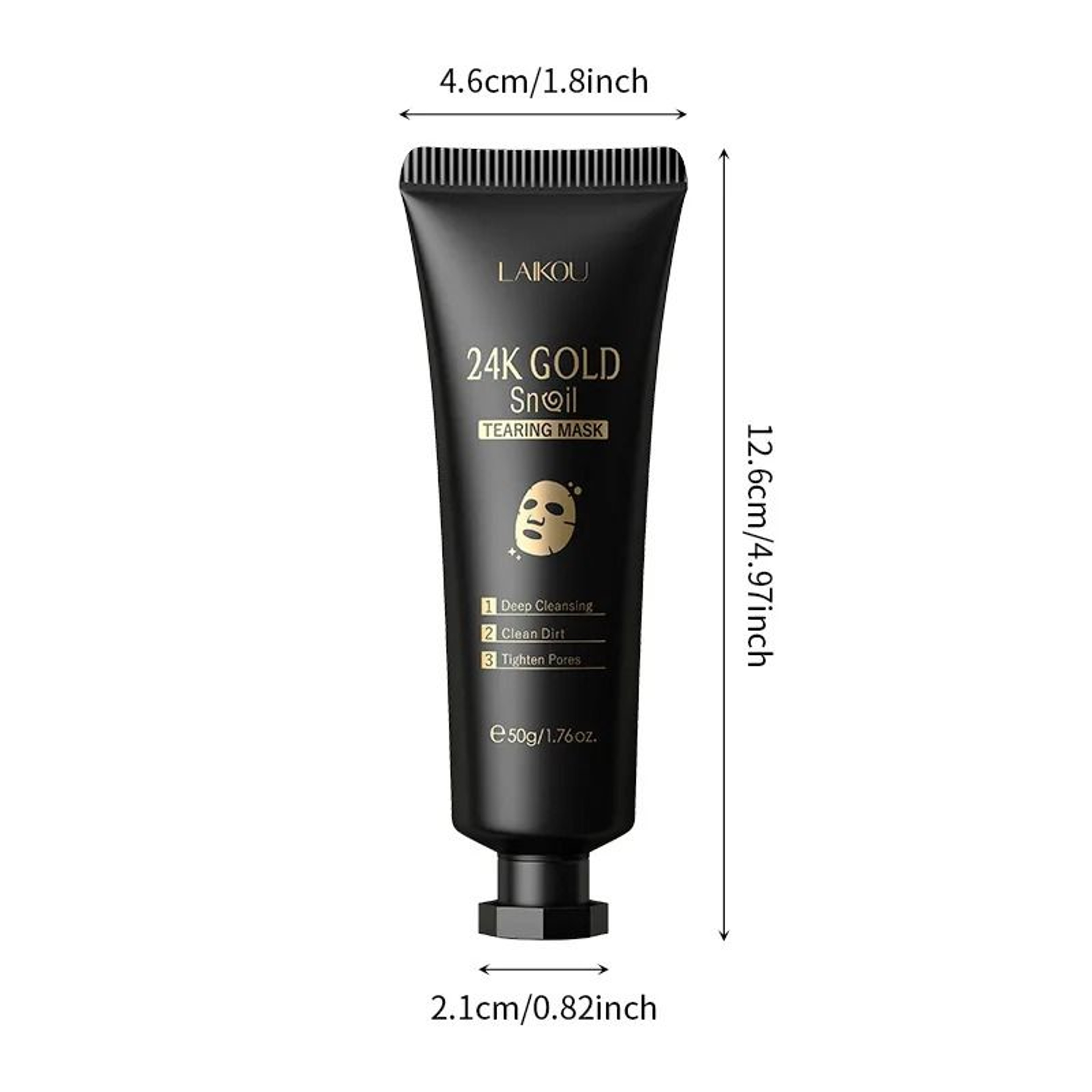 LAIKOU 24K Gold Sakura Peeling Face Mask  AntiWrinkle  Whitening Blackhead Removal  Professional 50 3