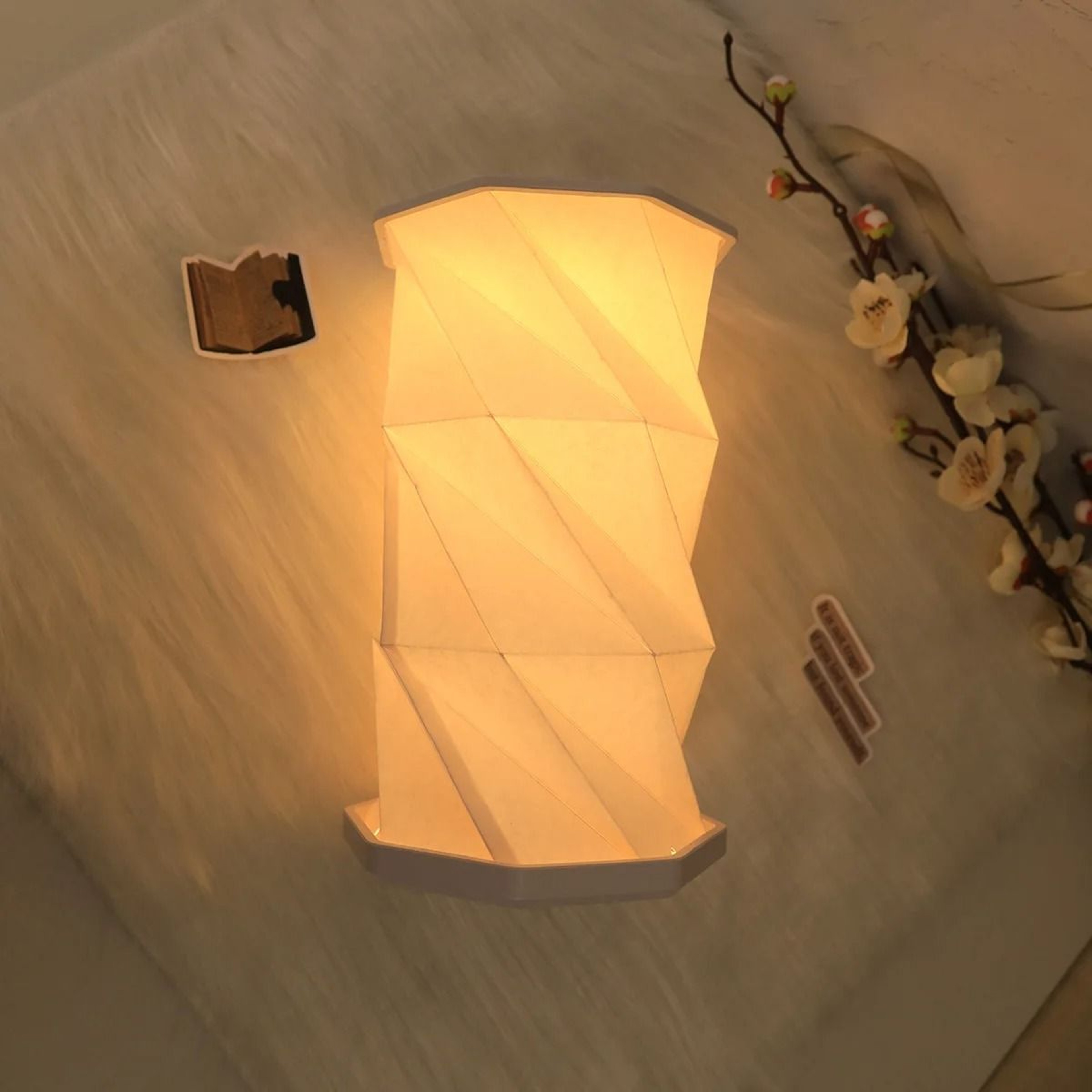 Creative Rotating Night Light Foldable Atmosphere LED Book Table Lamp For Bedroom Decoration 4