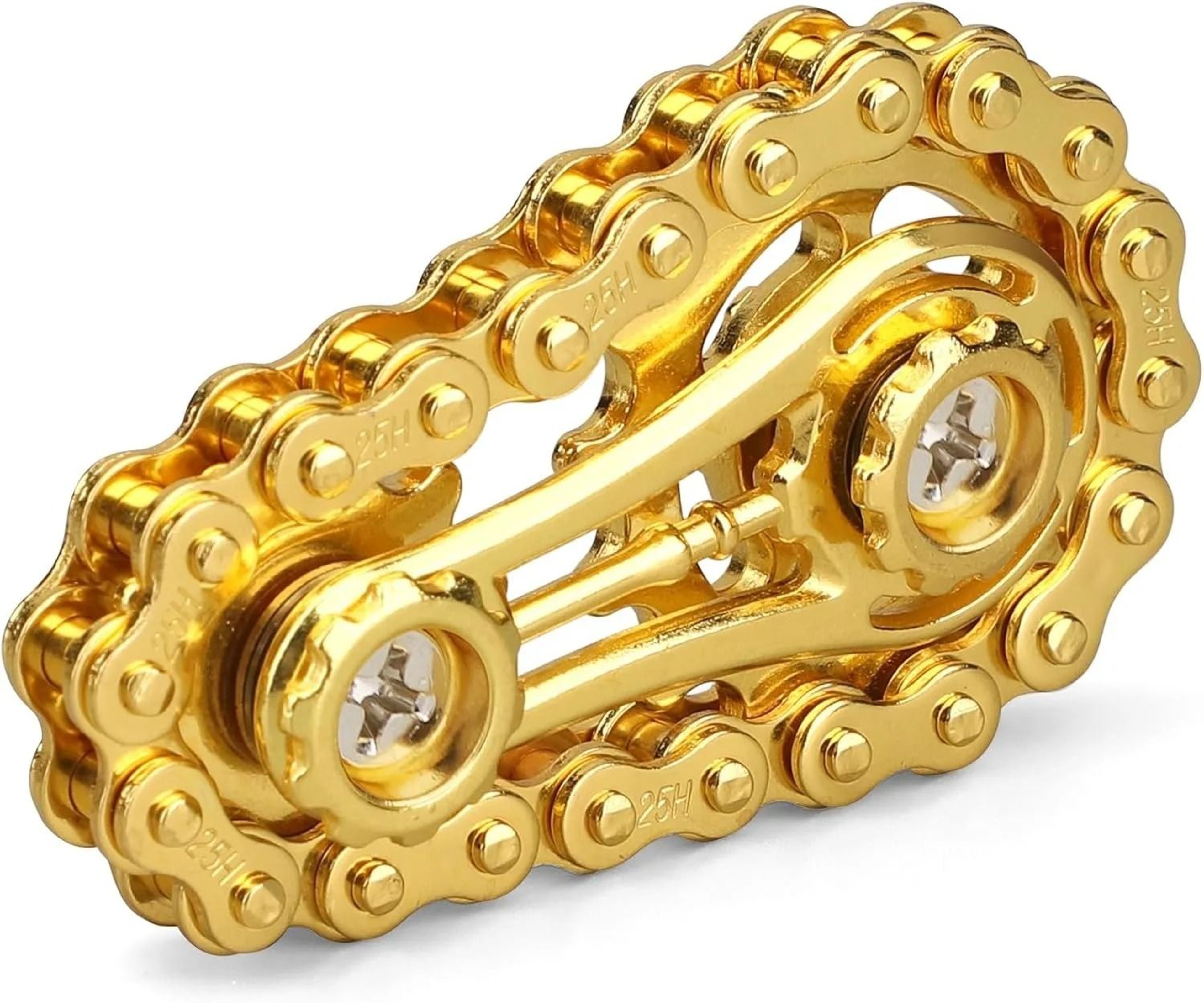 Sensory Bike Chain EDC Metal Fidget Spinner AntiStress Relief Toy For ADHD And Autism 8