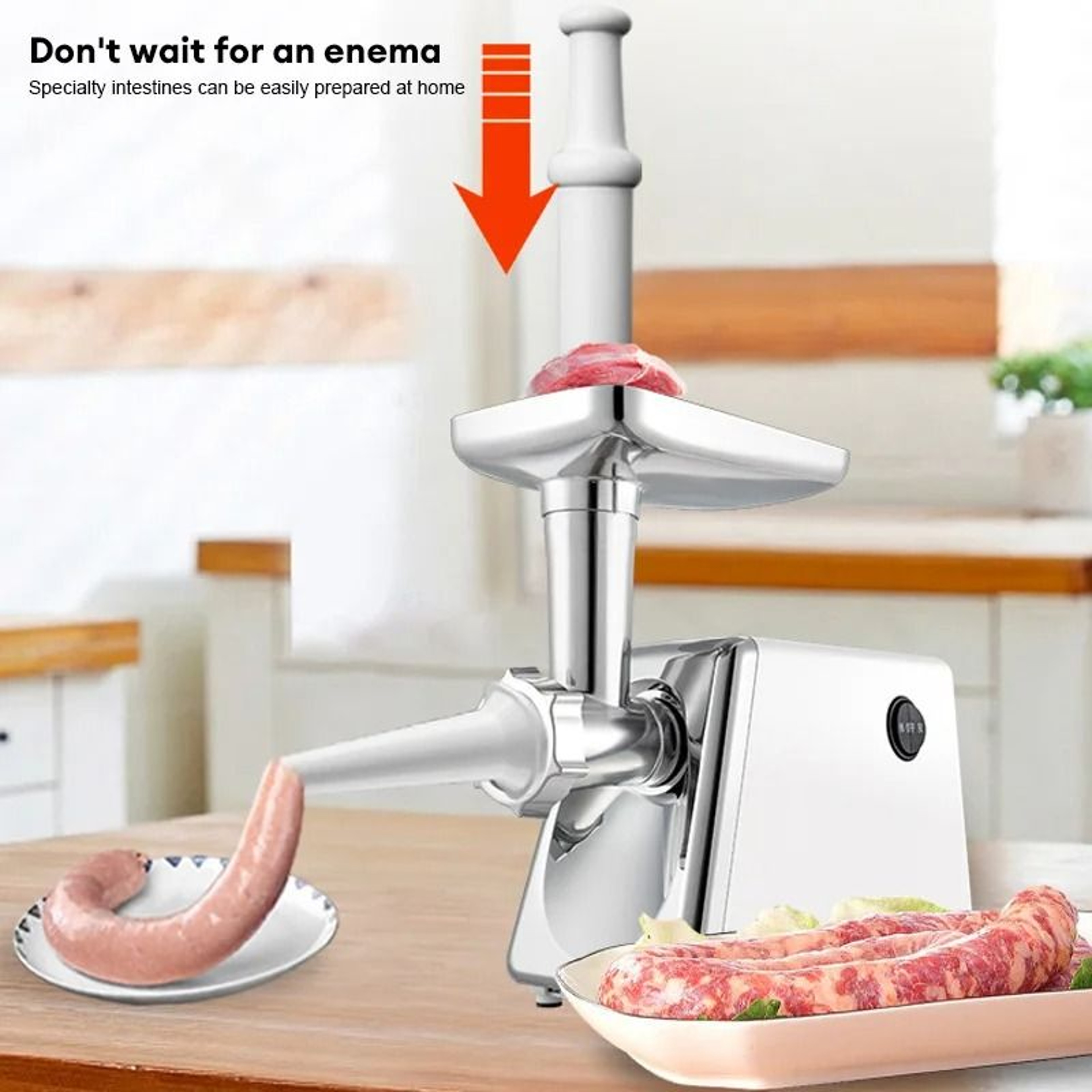 Heavy Duty Electric Meat Grinder And Sausage Stuffer Maker For Home Kitchen And Commercial Use 3