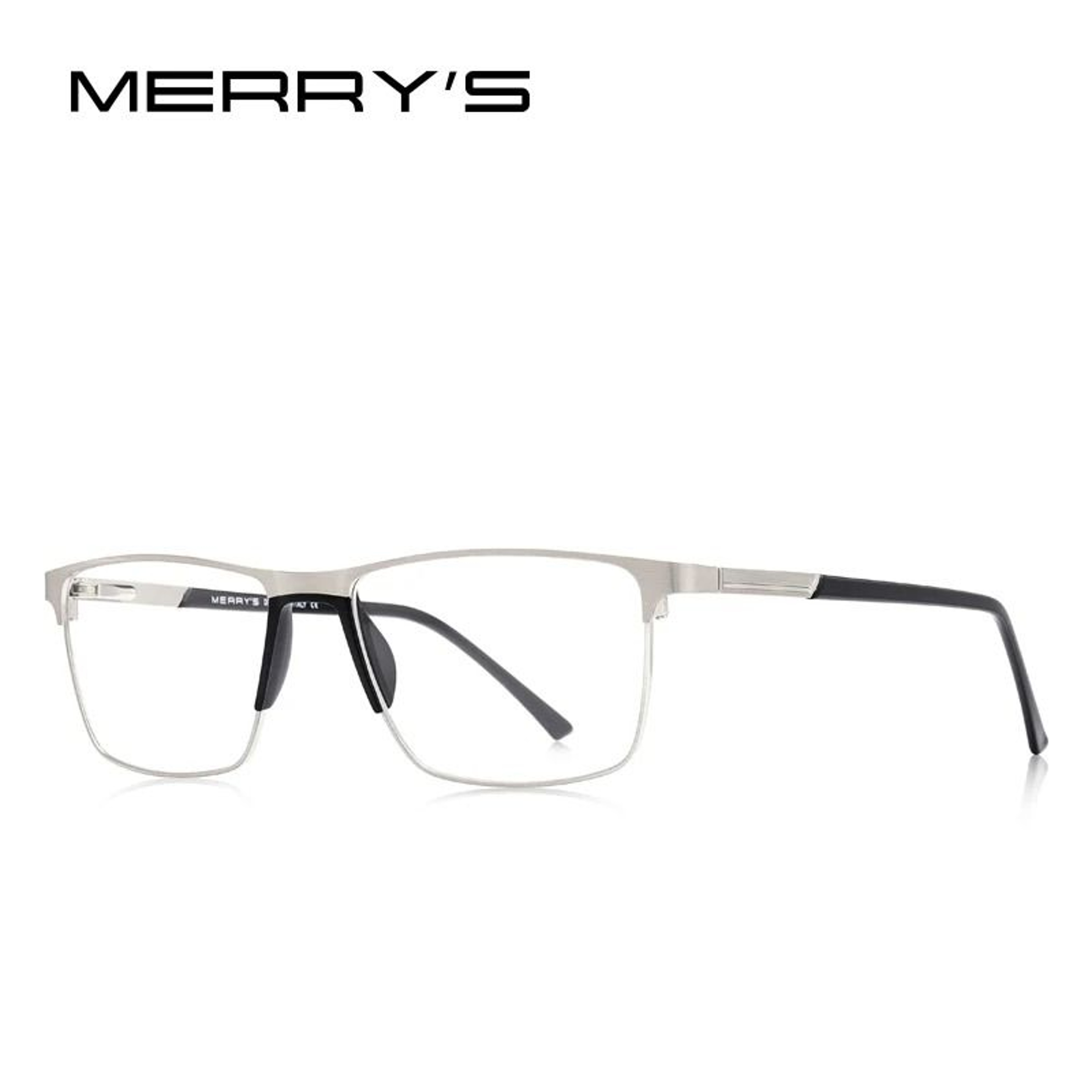 MERRYS DESIGN Mens Titanium Alloy Ultralight Square Optical Frames 8