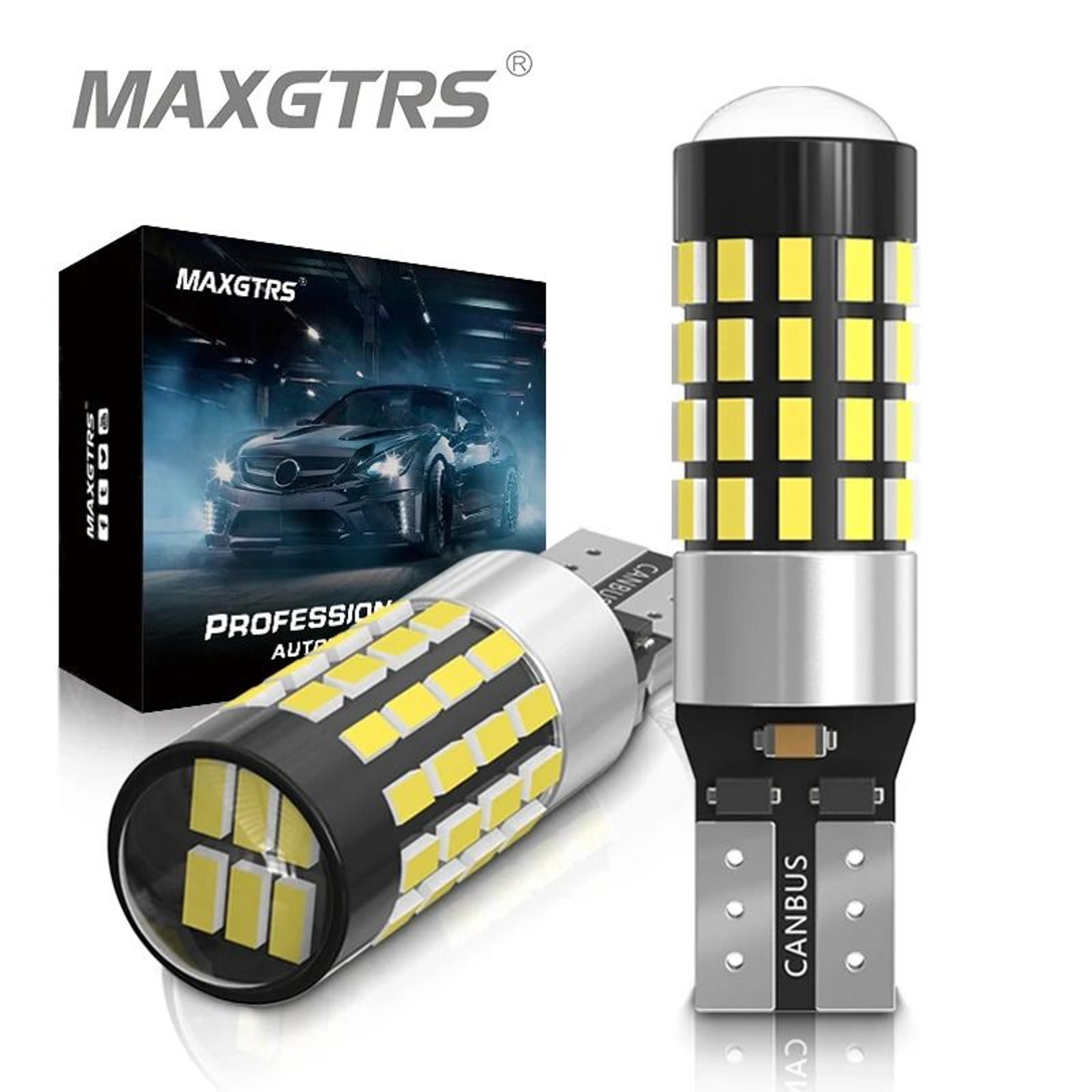 HighPower T10 921 912 CANBUS LED Backup And Reverse Bulbs  54 SMD 4014 Extreme Bright 0