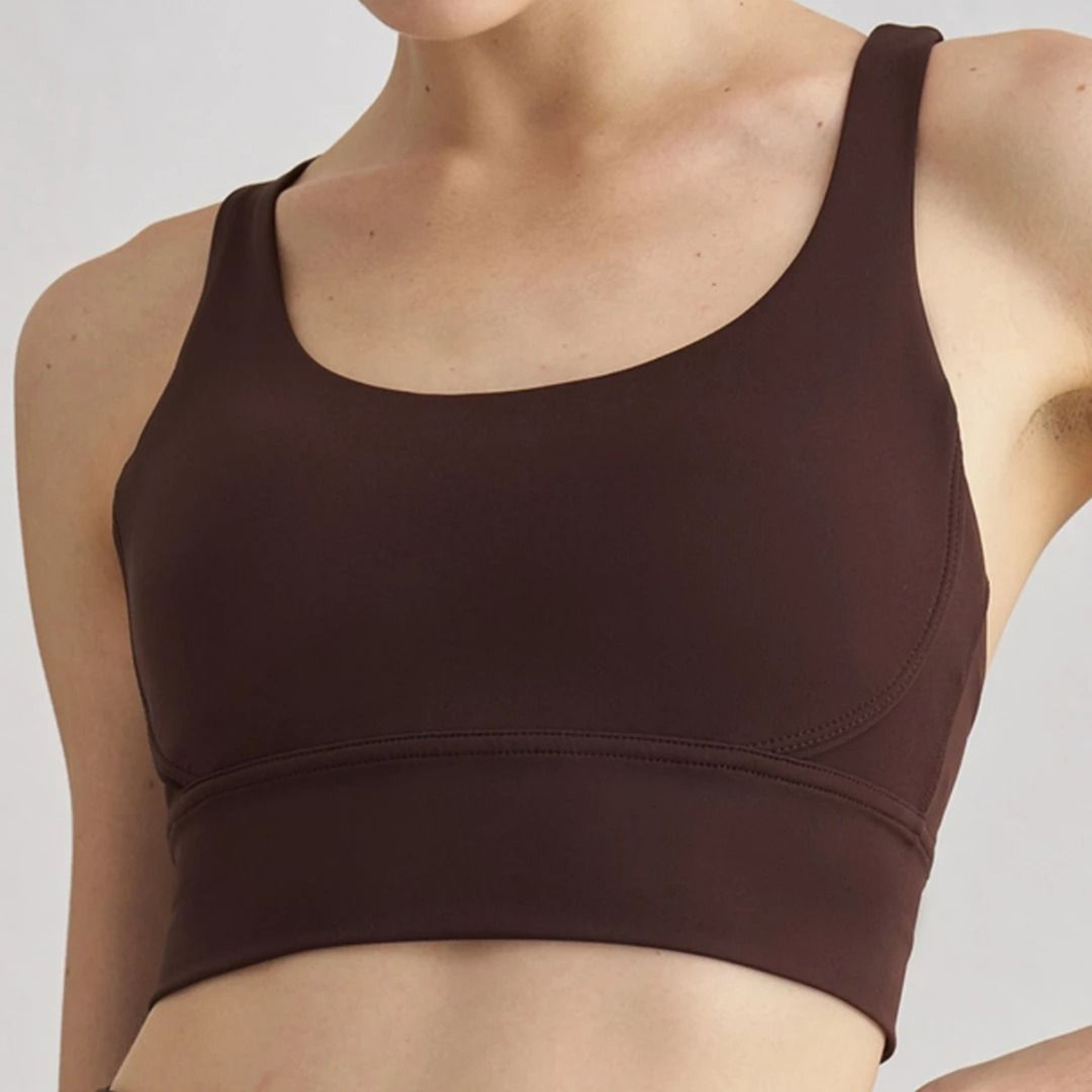 Womens HighStrength CrossBack Sport Bra  Solid Color Fitness Yoga Top 20