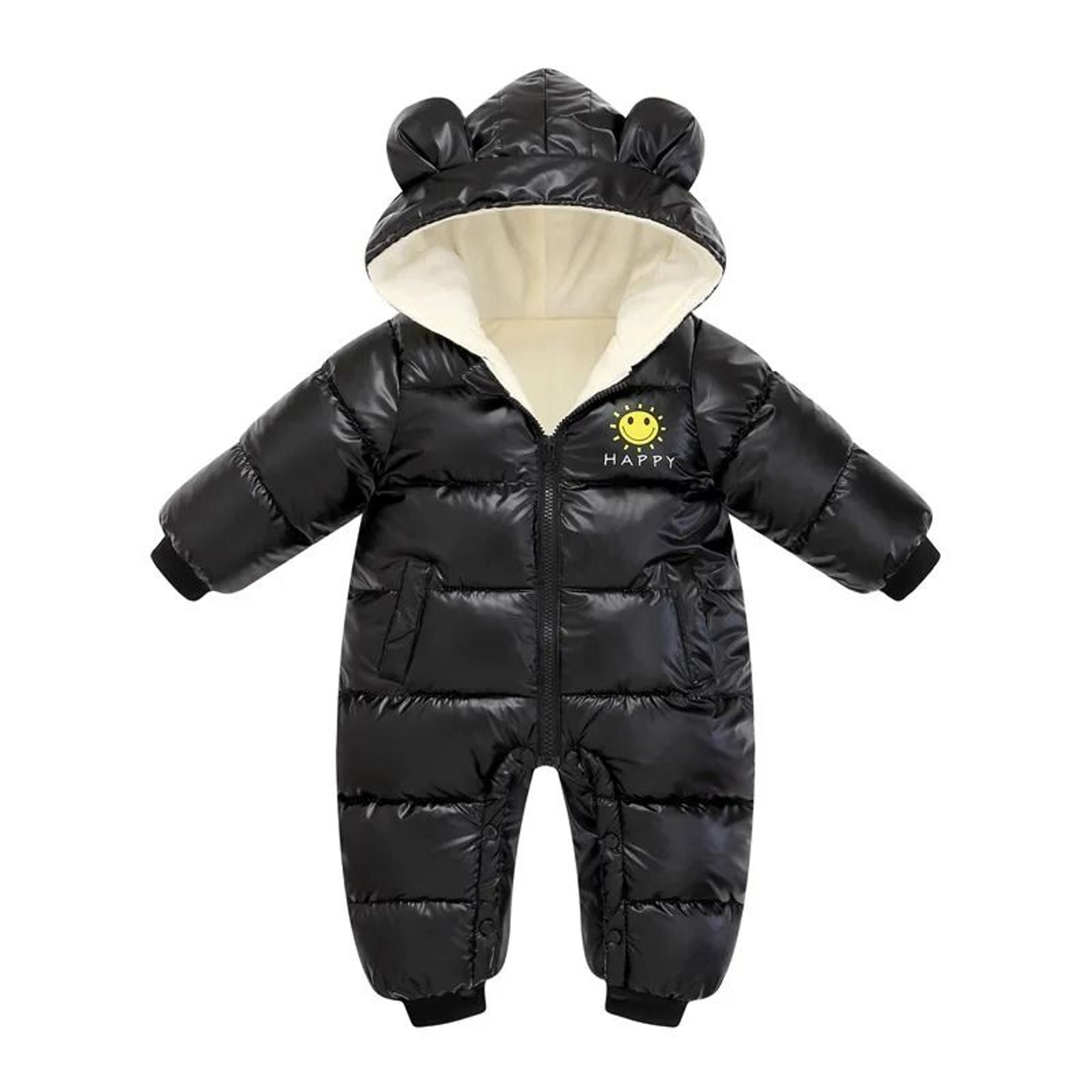 2025 Waterproof Baby Winter Snowsuit  VelvetLined NoWash Newborn Jumpsuit 3