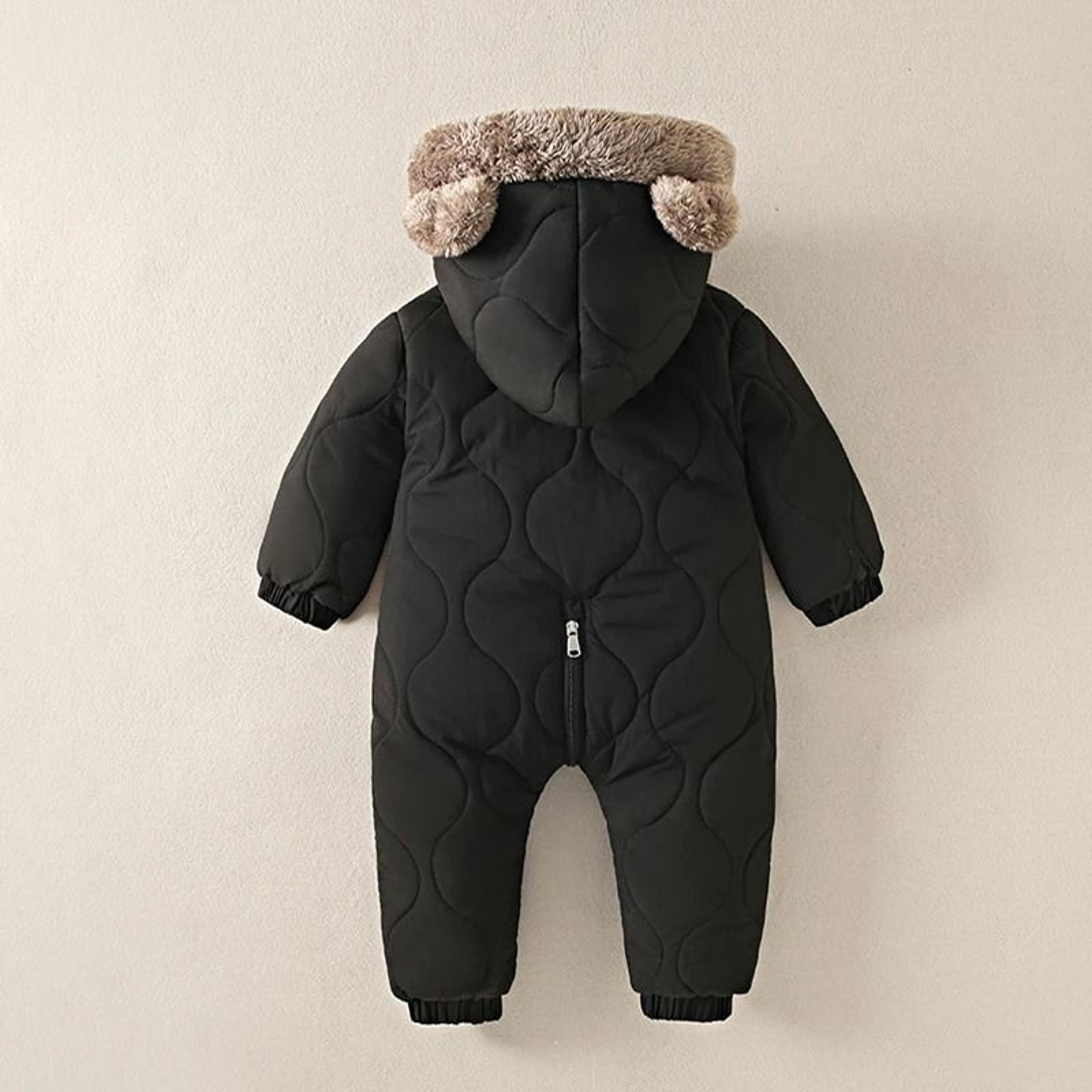 2025 Newborn Winter Snowsuit  VelvetLined Thermal Jumpsuit  Romper 1