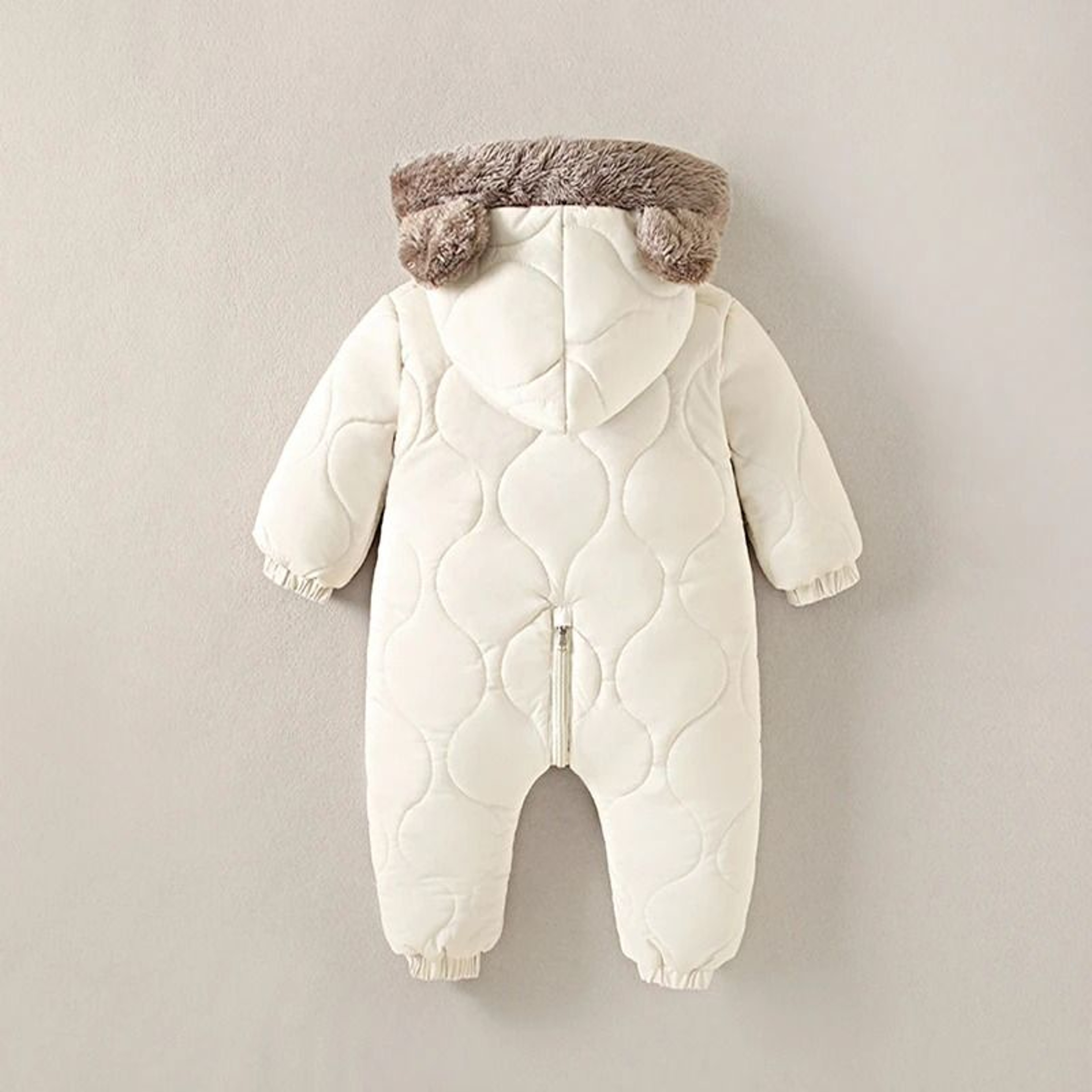 2025 Newborn Winter Snowsuit  VelvetLined Thermal Jumpsuit  Romper 2