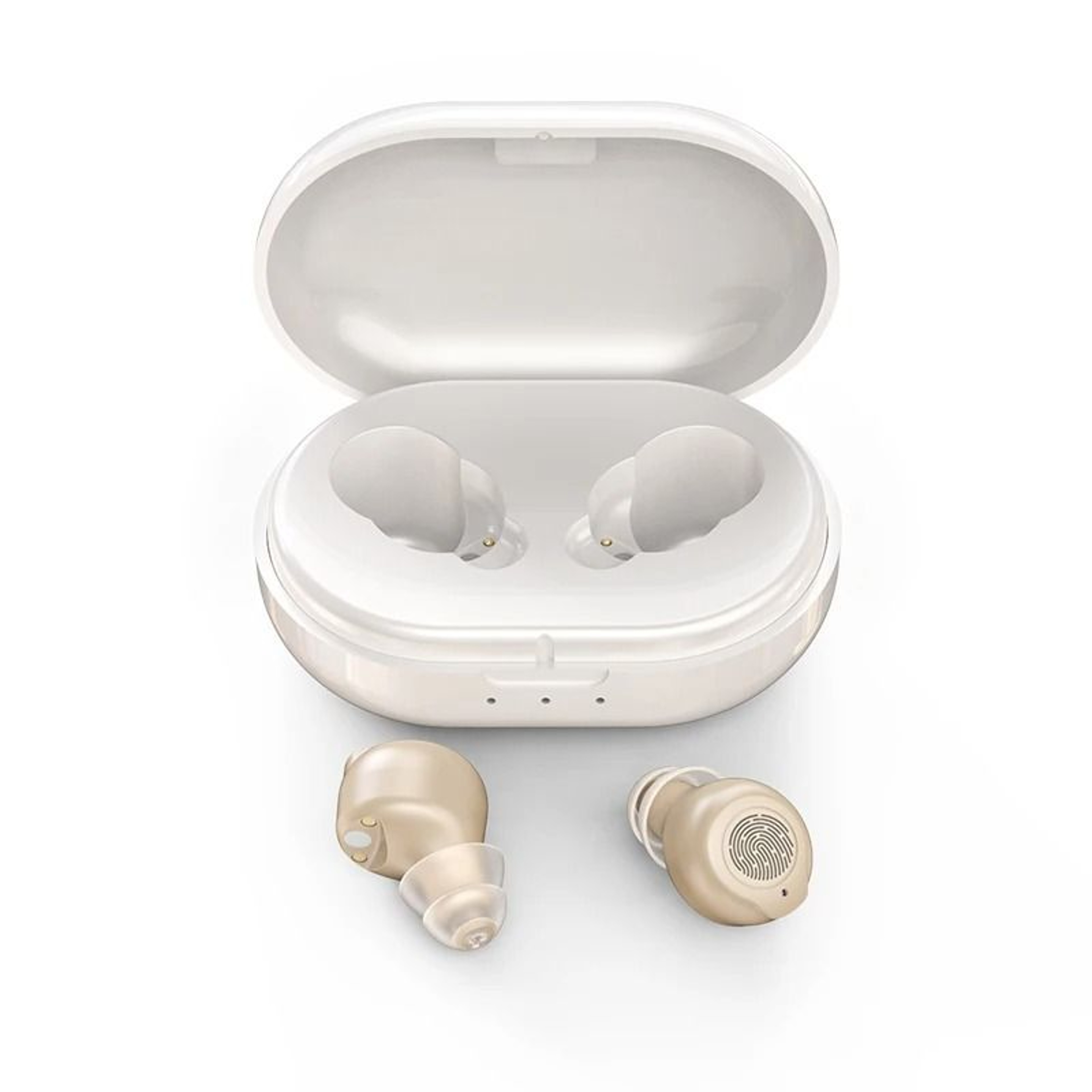 TouchControl Rechargeable Hearing Aid Pair  Mini Sound Amplifier For Seniors 4