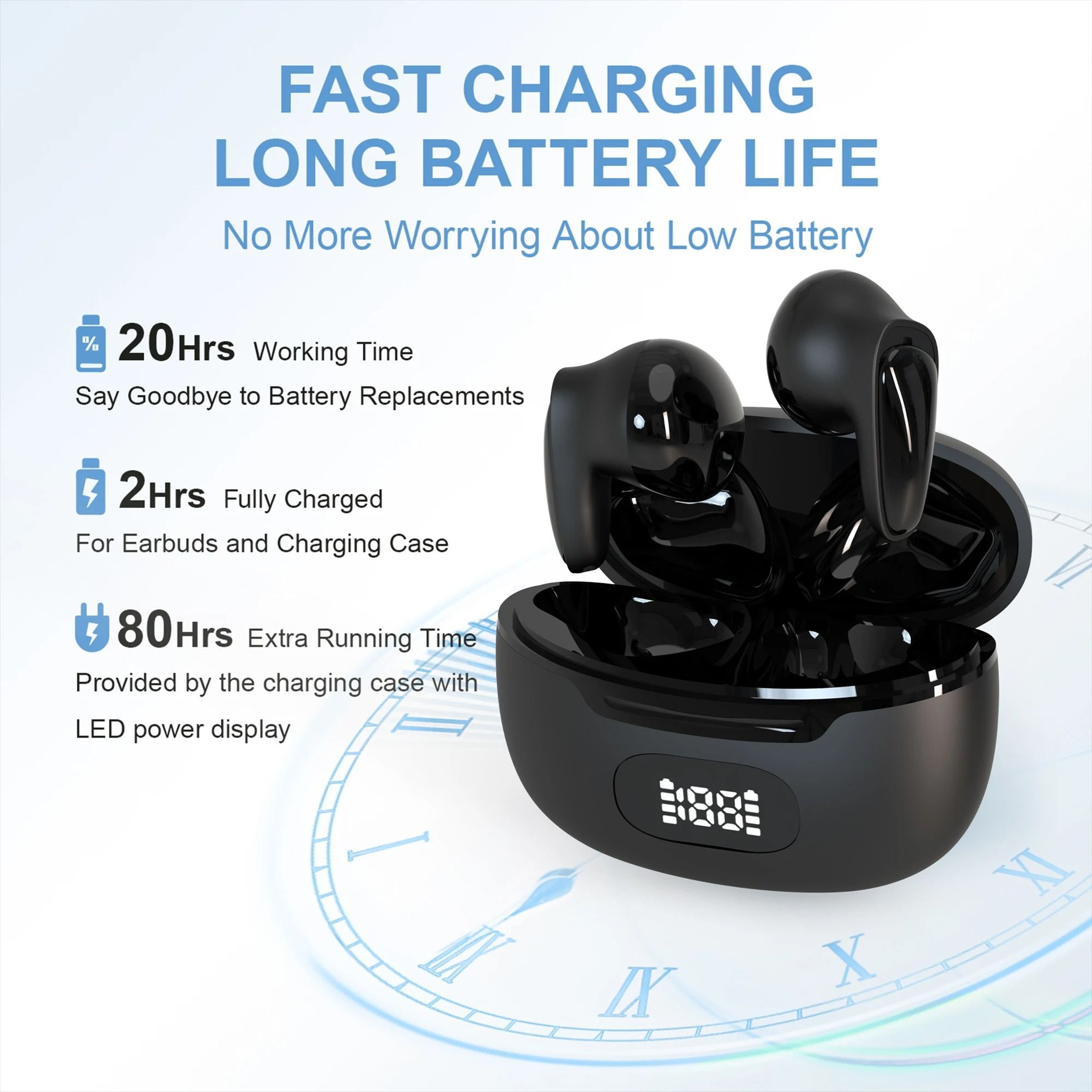 Rechargeable Digital Hearing Amplifiers  Sleek TWS Design For Mild To Moderate Loss 2