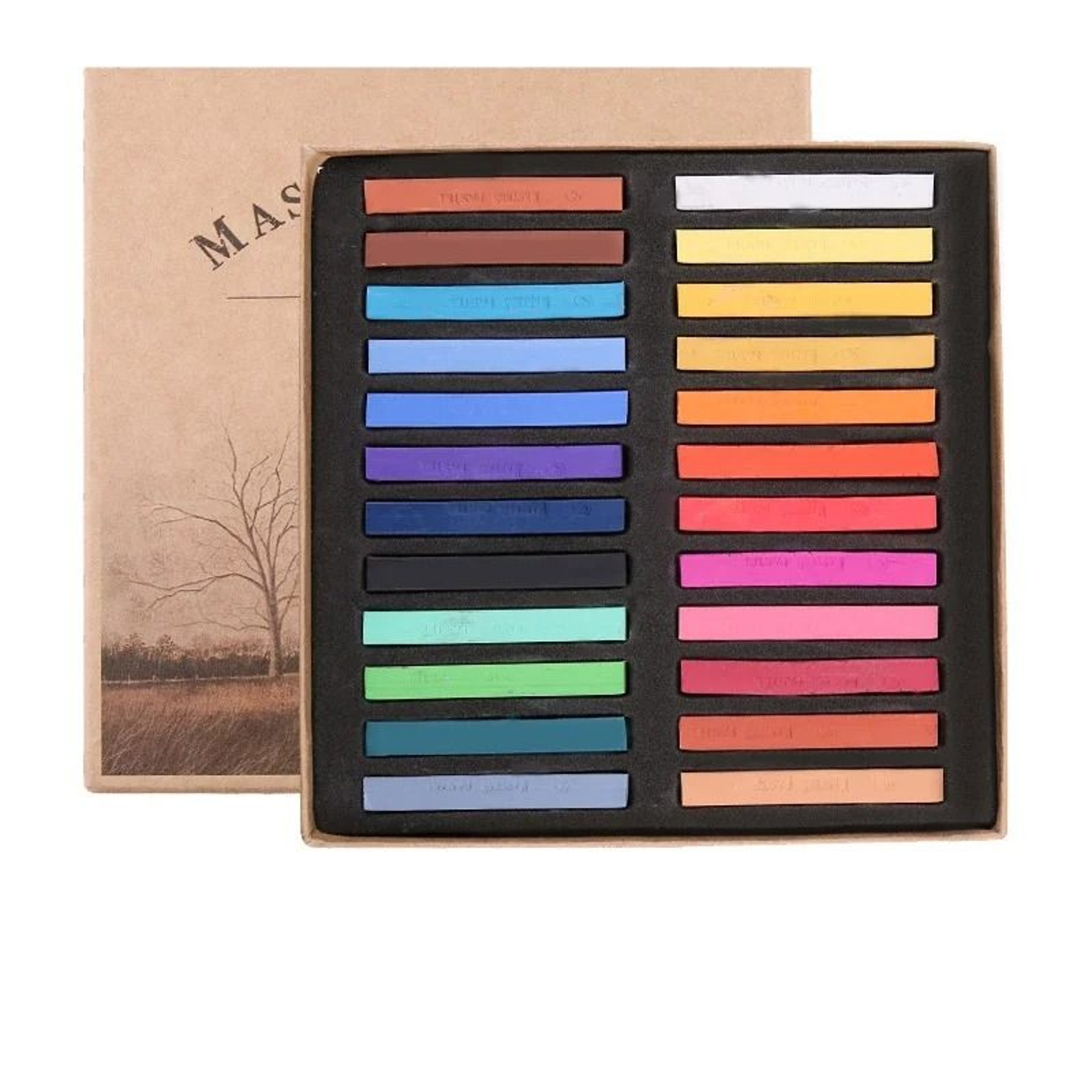 Master Series Soft Pastel Set  Professional Colored Chalk Crayon Art Supplies 7