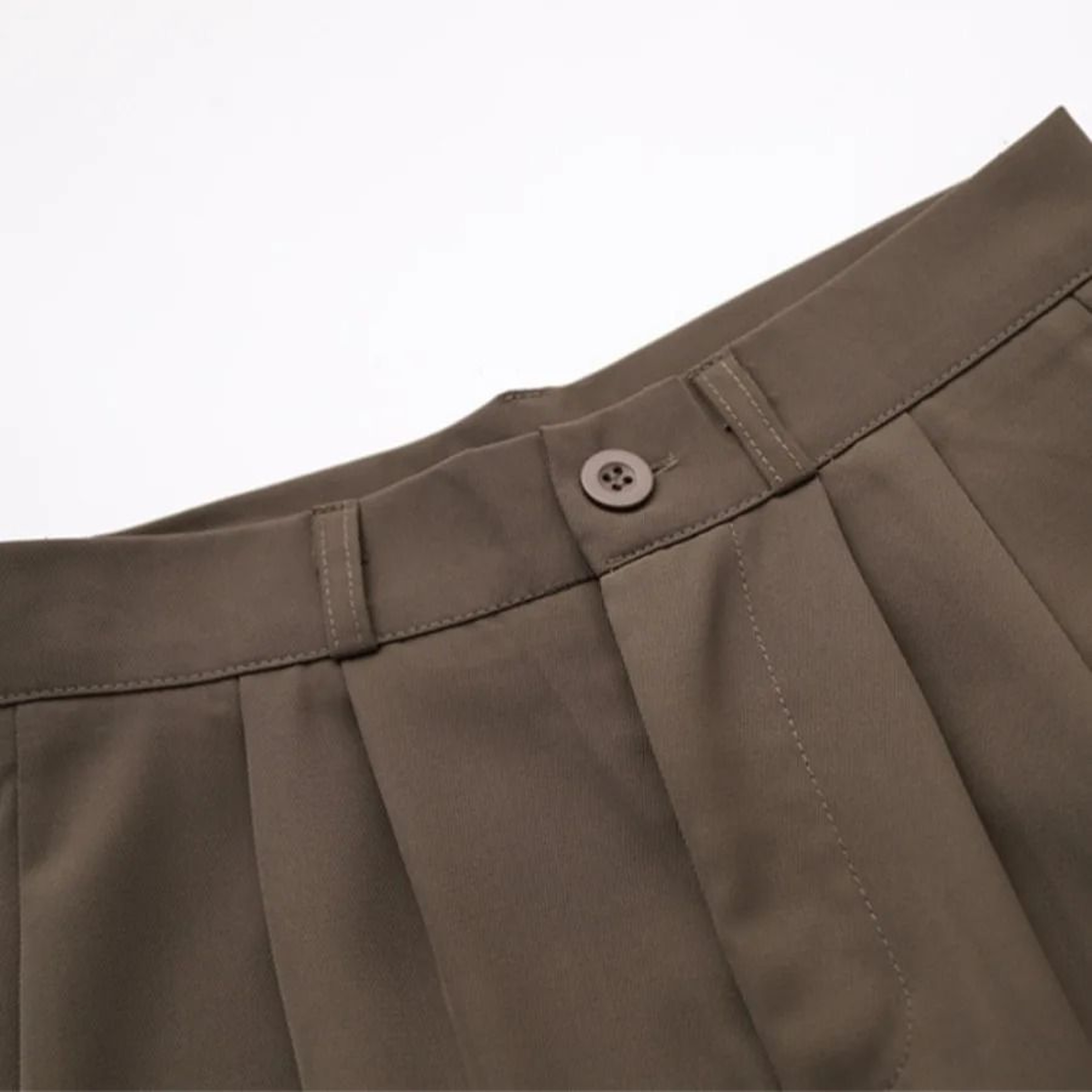 2024 High Waist Womens Suit Pants Straight Office Ladies Fashion Loose Suit Trousers 5