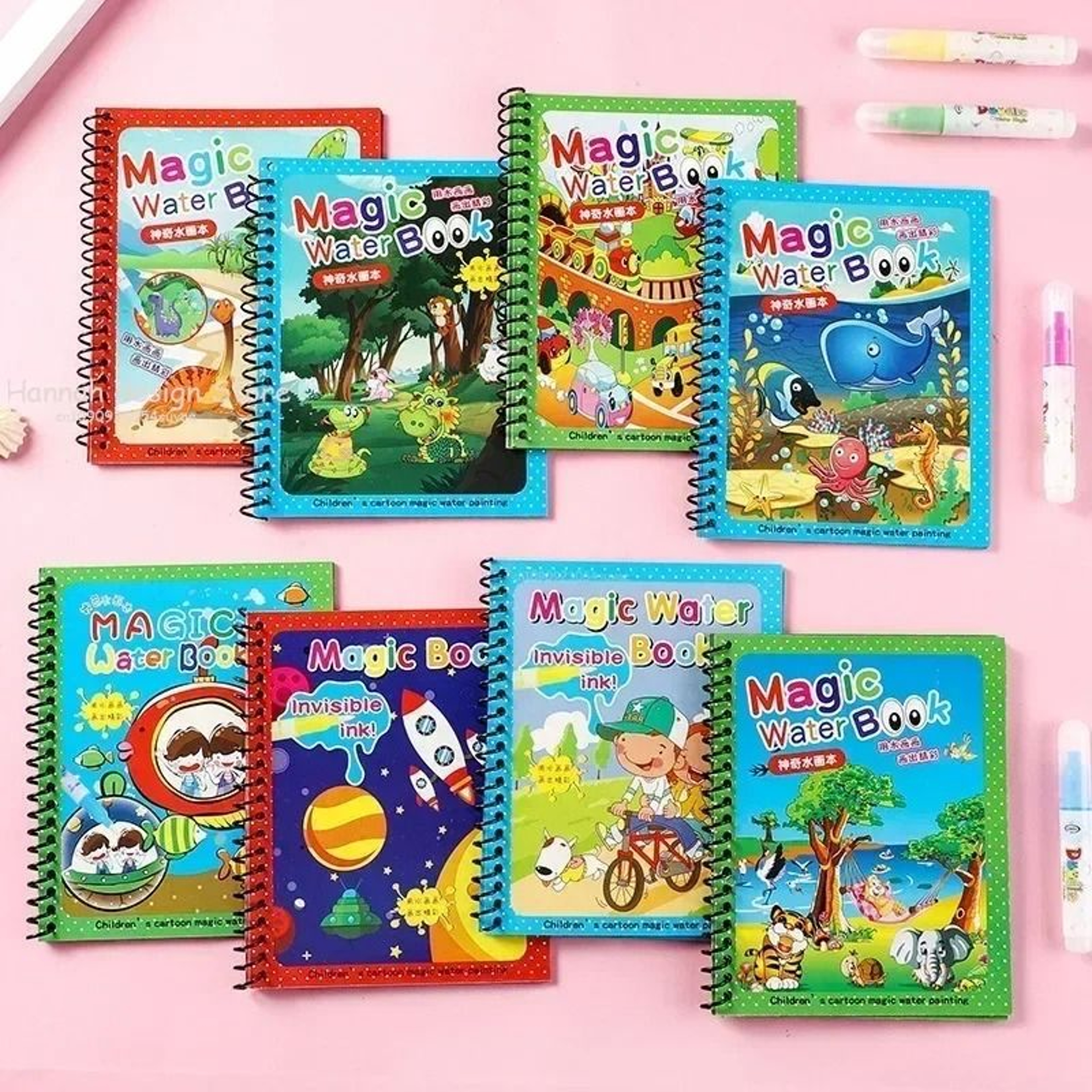 Reusable Magic Water Coloring Book  DIY Sensory Drawing Toy For Kids  Kindergarten Graffiti 3