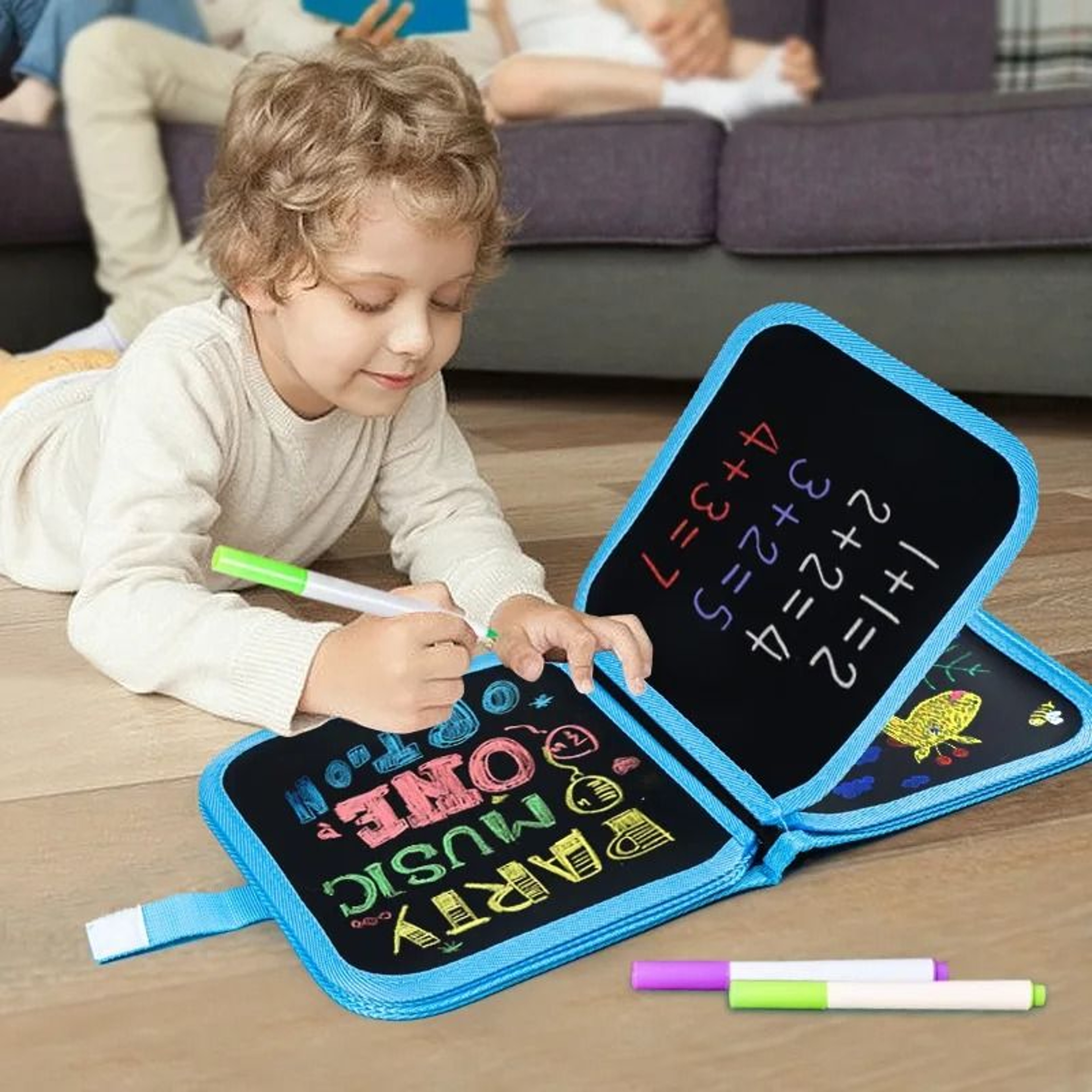 Cute Erasable Portable Graffiti Book  Reusable Cartoon Doodle Writing  Painting Set 0