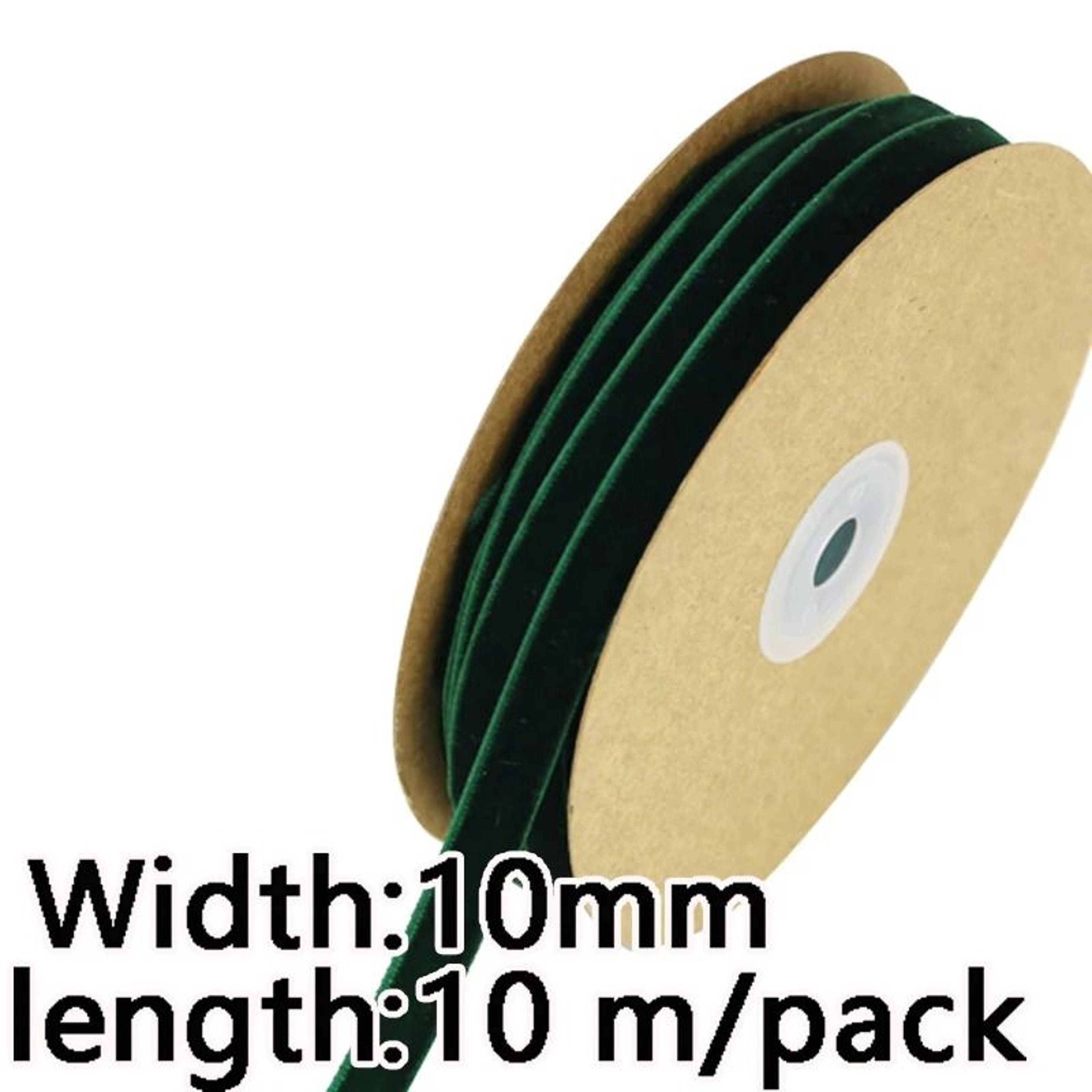 10Meter Velvet Ribbon Roll  Professional 039 In Christmas Lace  Gift Wrapping Decoration 13