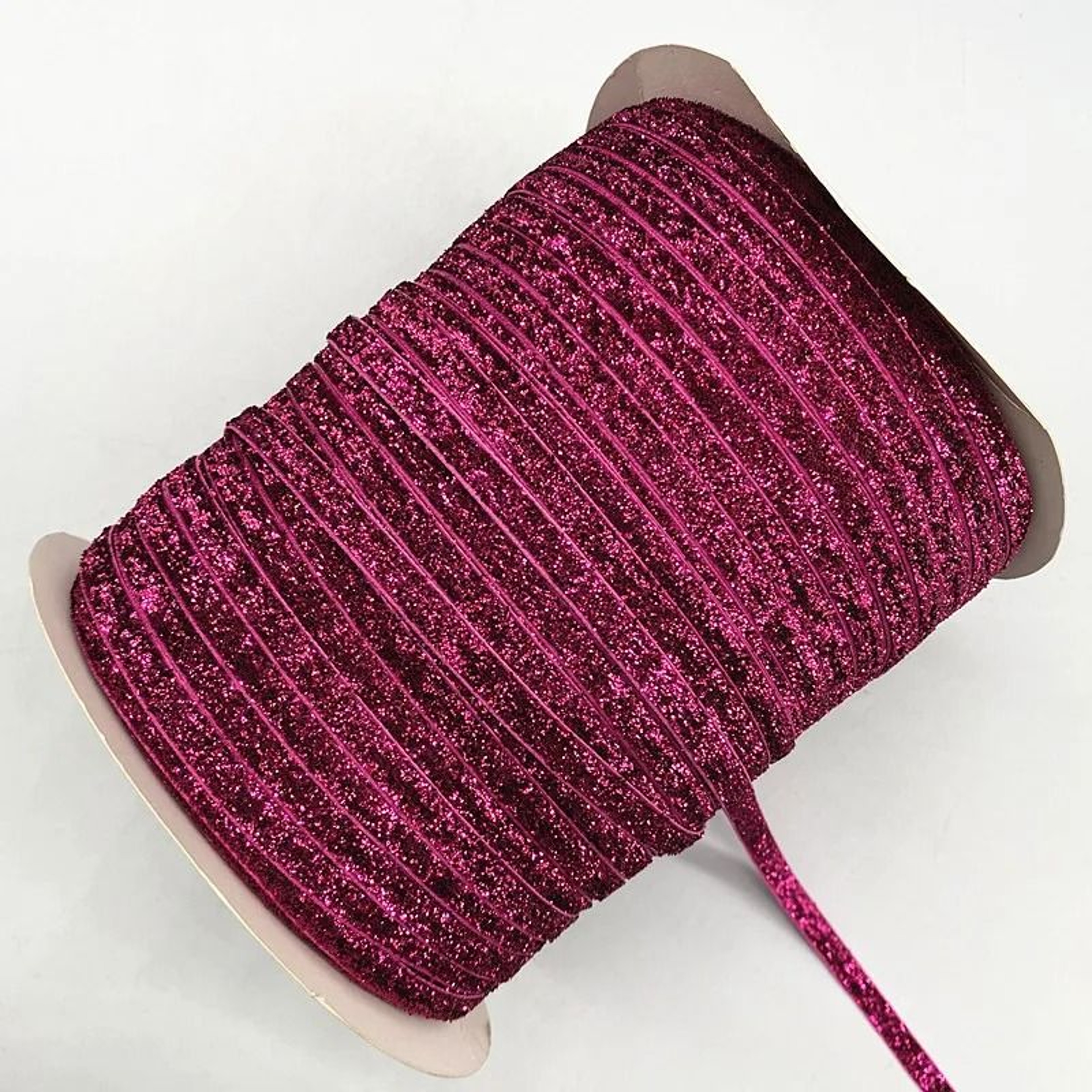 6mm Glitter Velvet Ribbon  Professional SingleFace NonElastic Headband  Bow Decoration 13