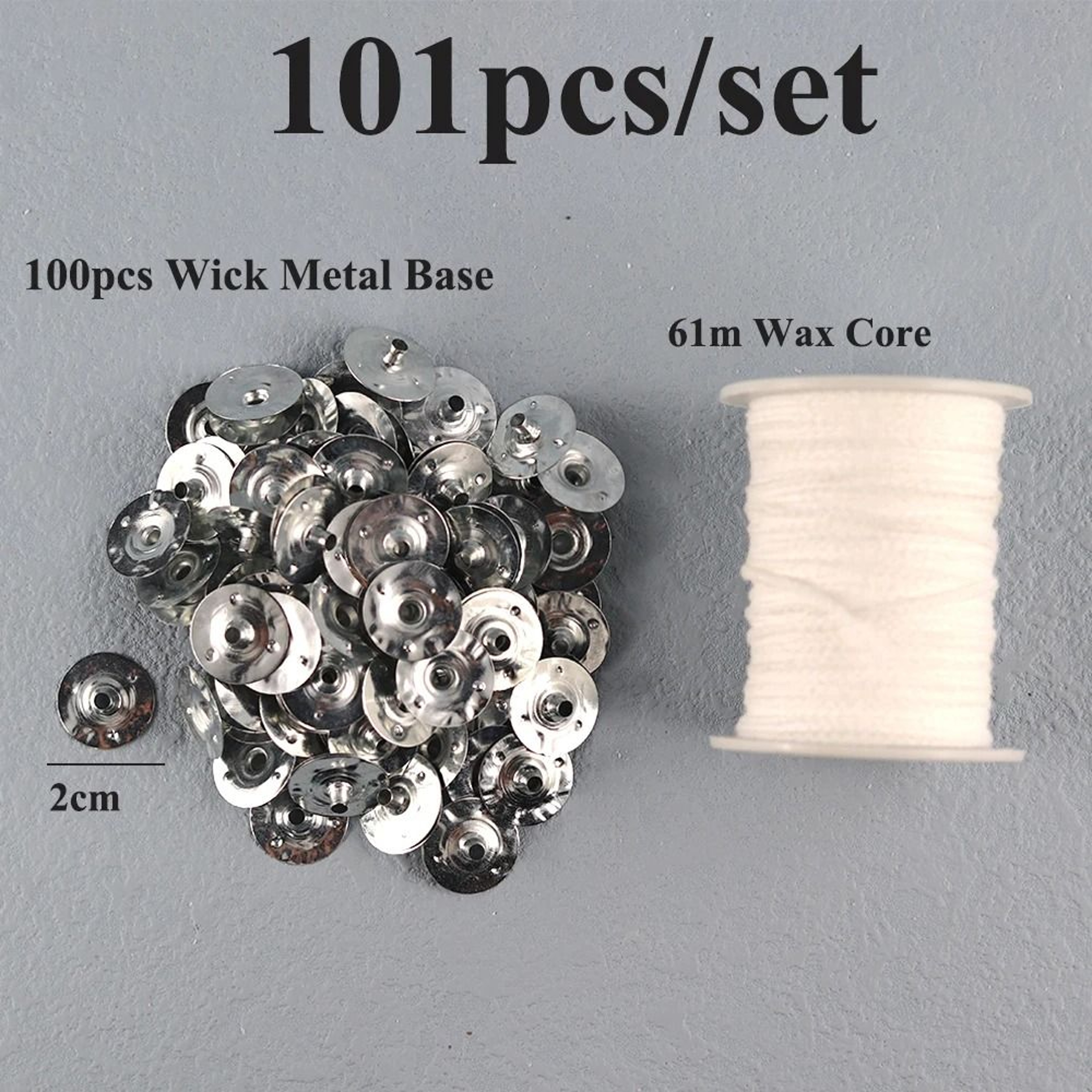 Smokeless PreWaxed Candle Wicks  Professional Cotton Core DIY Handmade Candle Tooling System 26