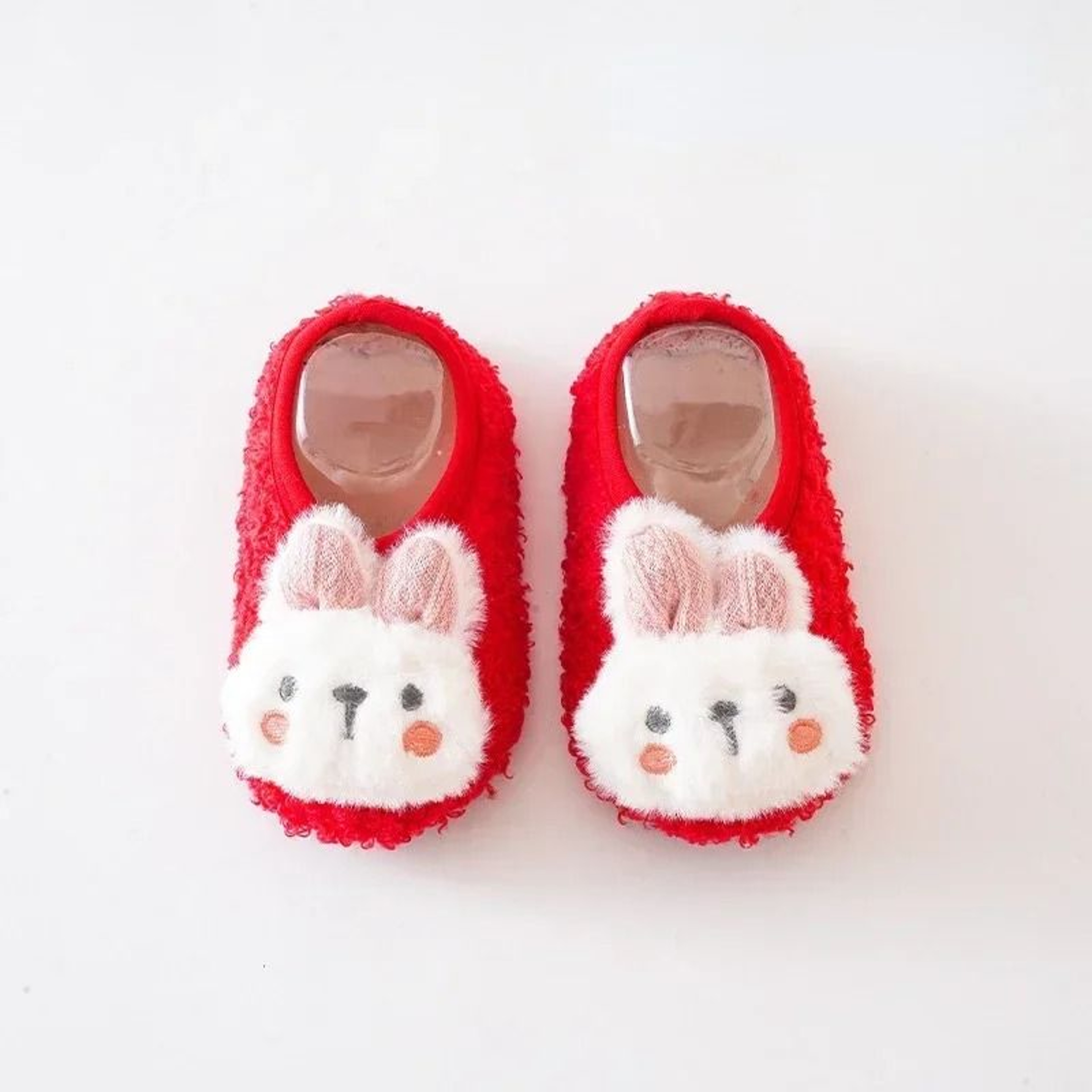 Cartoon Rabbit Baby Floor Socks  Premium Plush NonSlip Toddler Indoor Home Slipper System 11