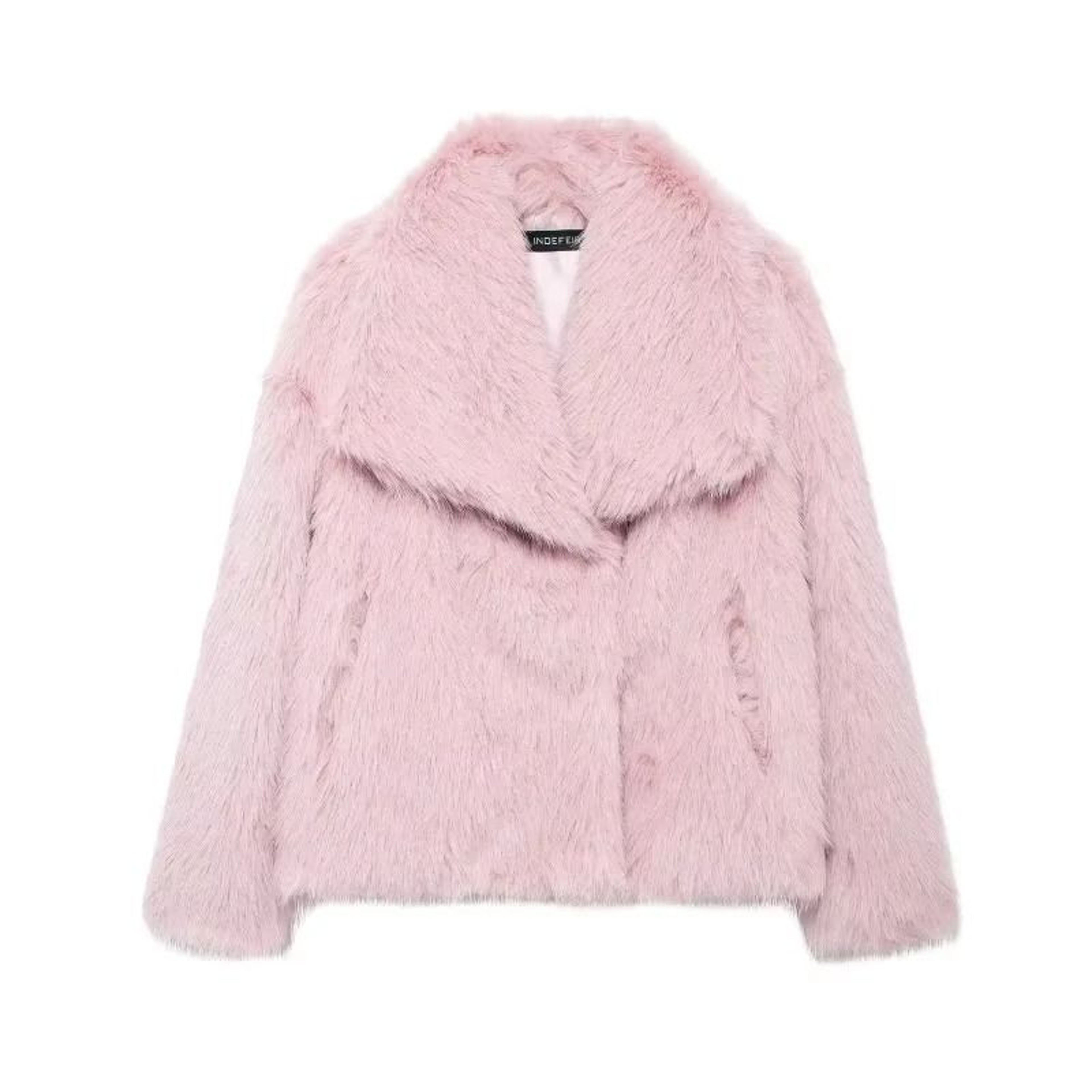 HH Elegant Faux Fur Outerwear System  Premium HighStreet Fluffy Lapel Jacket  Thermal Fashion Infra 15