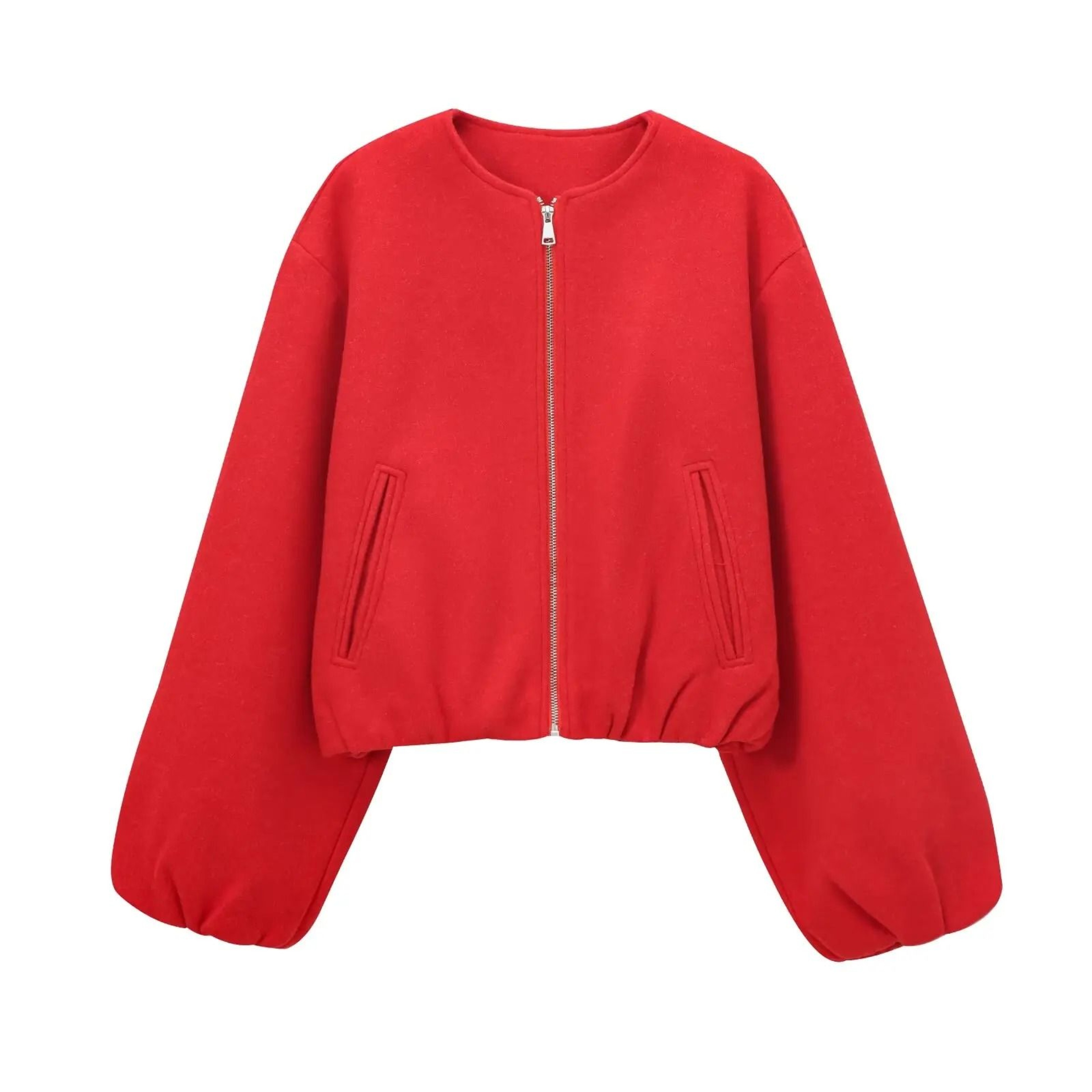 MUJER Premium Cropped Bomber System  HighPerformance Soft Sports Jacket  Technical Outerwear Infras 10