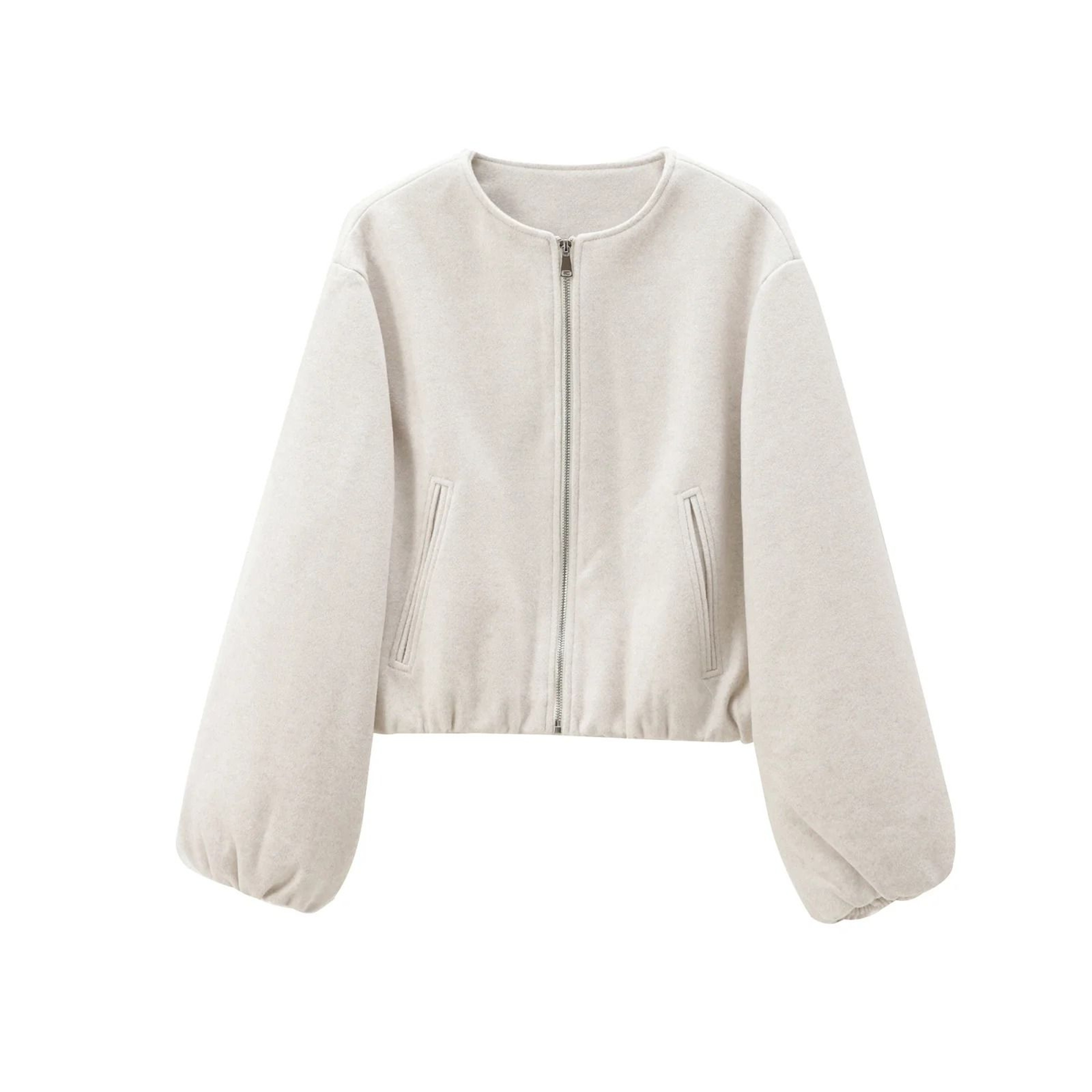 MUJER Premium Cropped Bomber System  HighPerformance Soft Sports Jacket  Technical Outerwear Infras 7