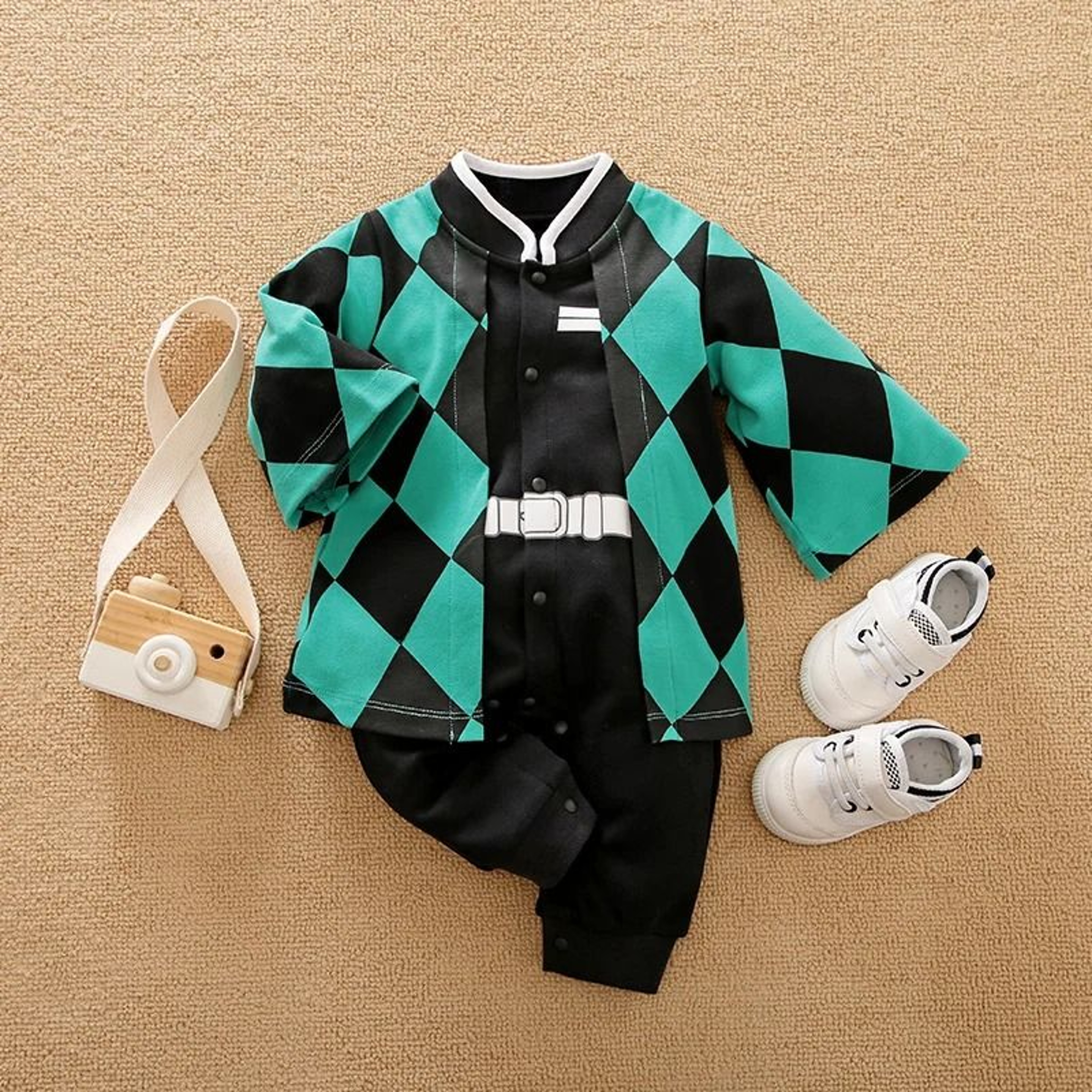 Newborn Anime Cape Style Bodysuit  Premium Cotton Long Sleeve Romper  Infant Quality Rational Desig 9