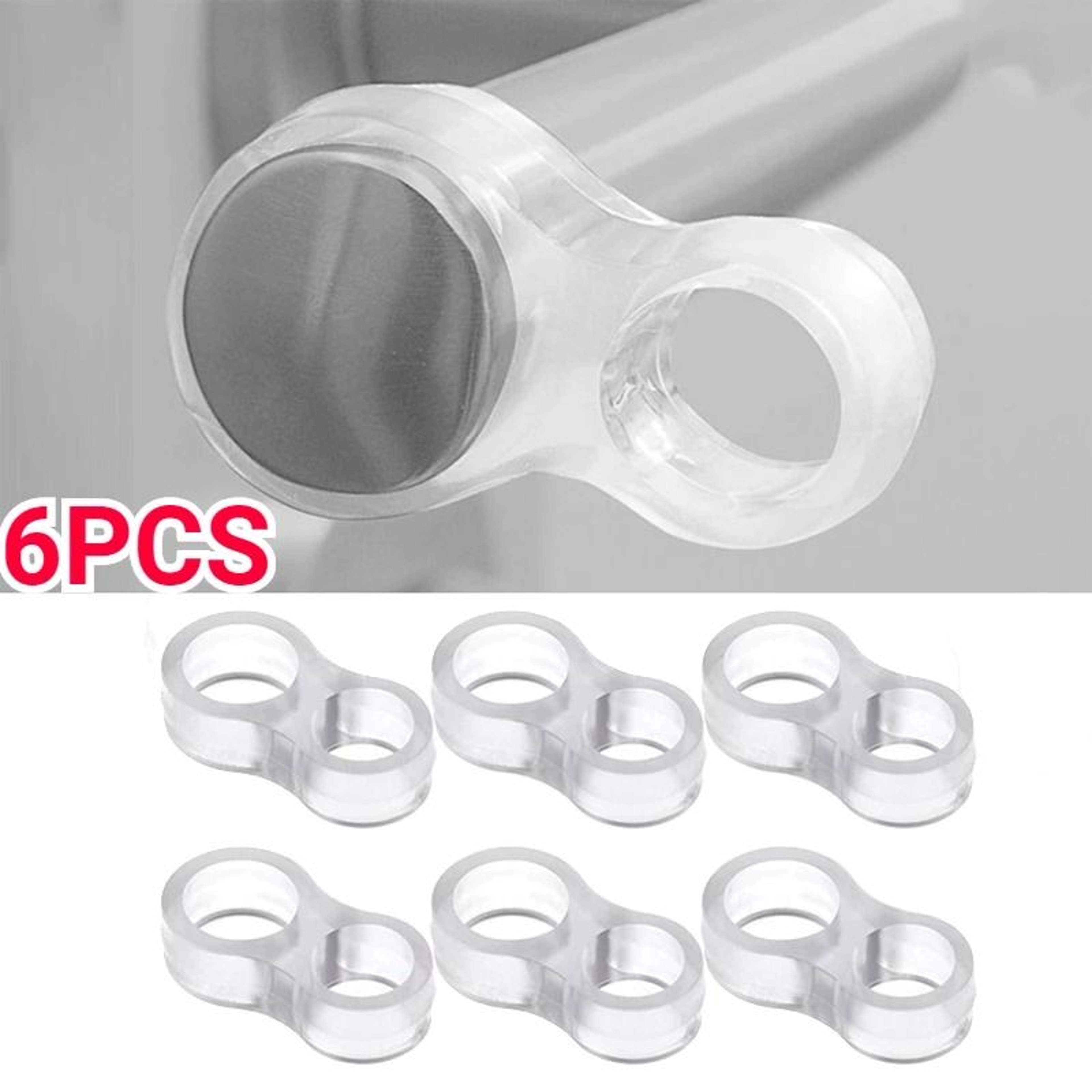 Transparent Silicone Door Handle Buffer  Premium Wall Protection Stopper  Furniture Protector Pad S 0