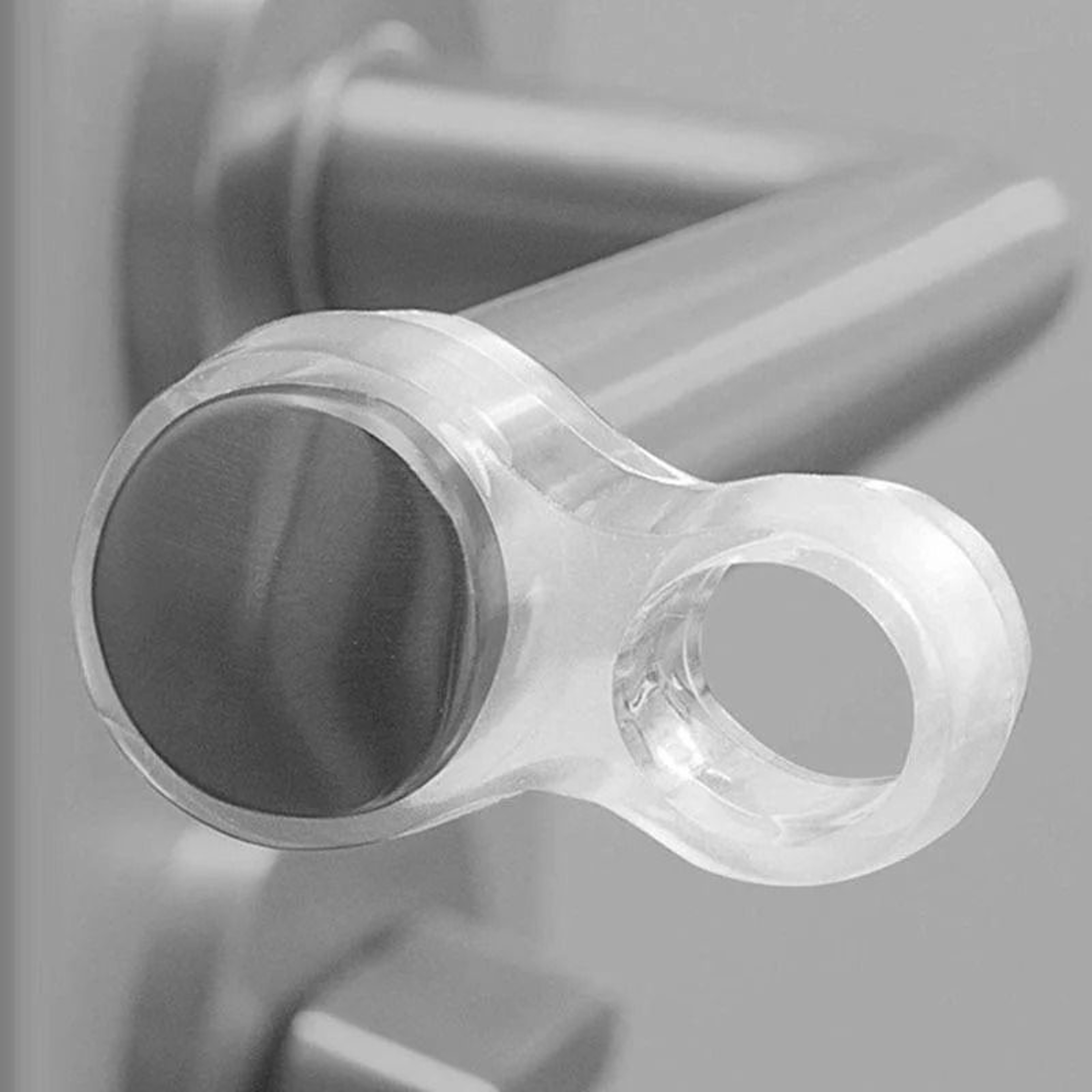 Transparent Silicone Door Handle Buffer  Premium Wall Protection Stopper  Furniture Protector Pad S 4