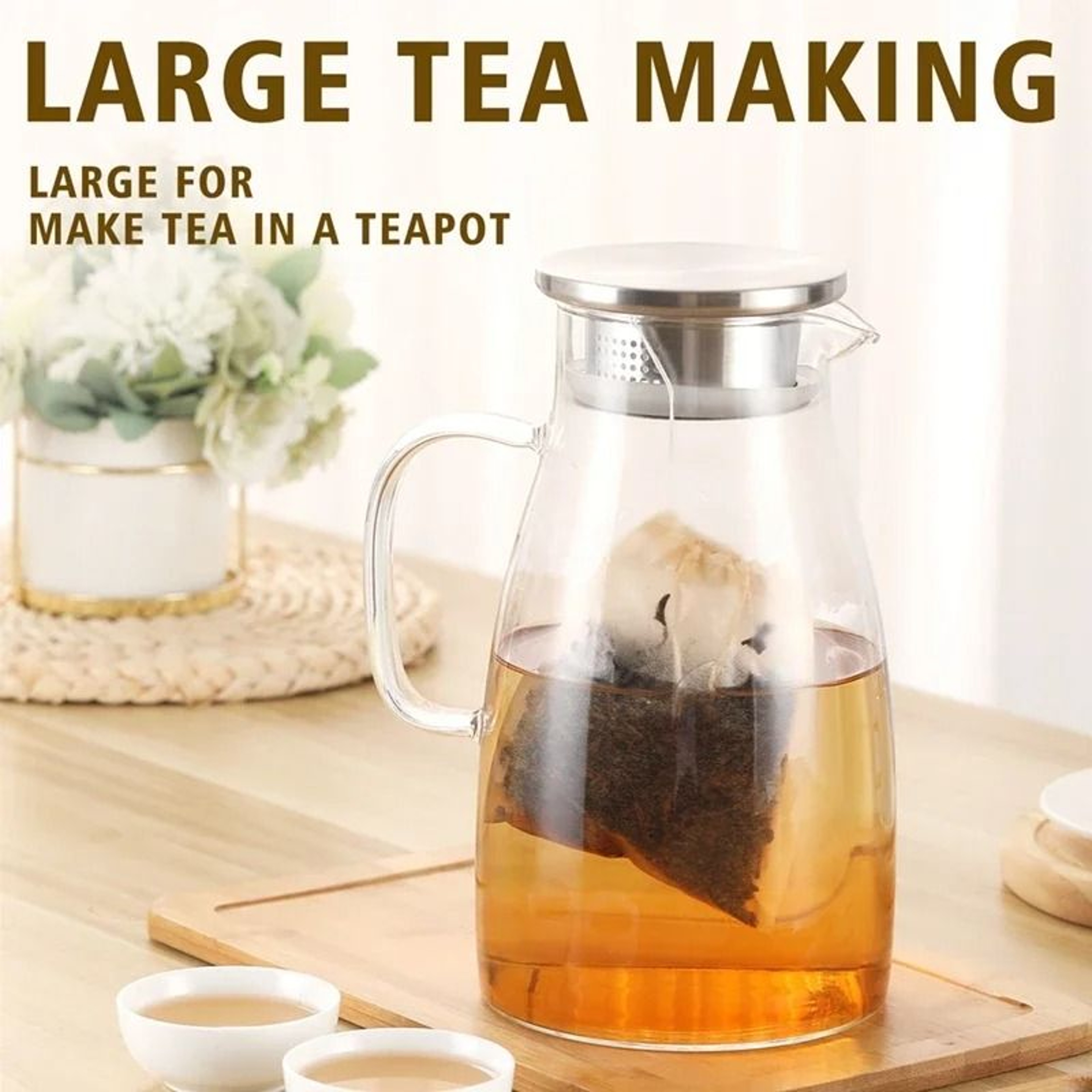 100Pcs Drawstring Teabags  Premium Biodegradable Filter Bags For Coffee Herbal Medicine  Leaf Tea 4