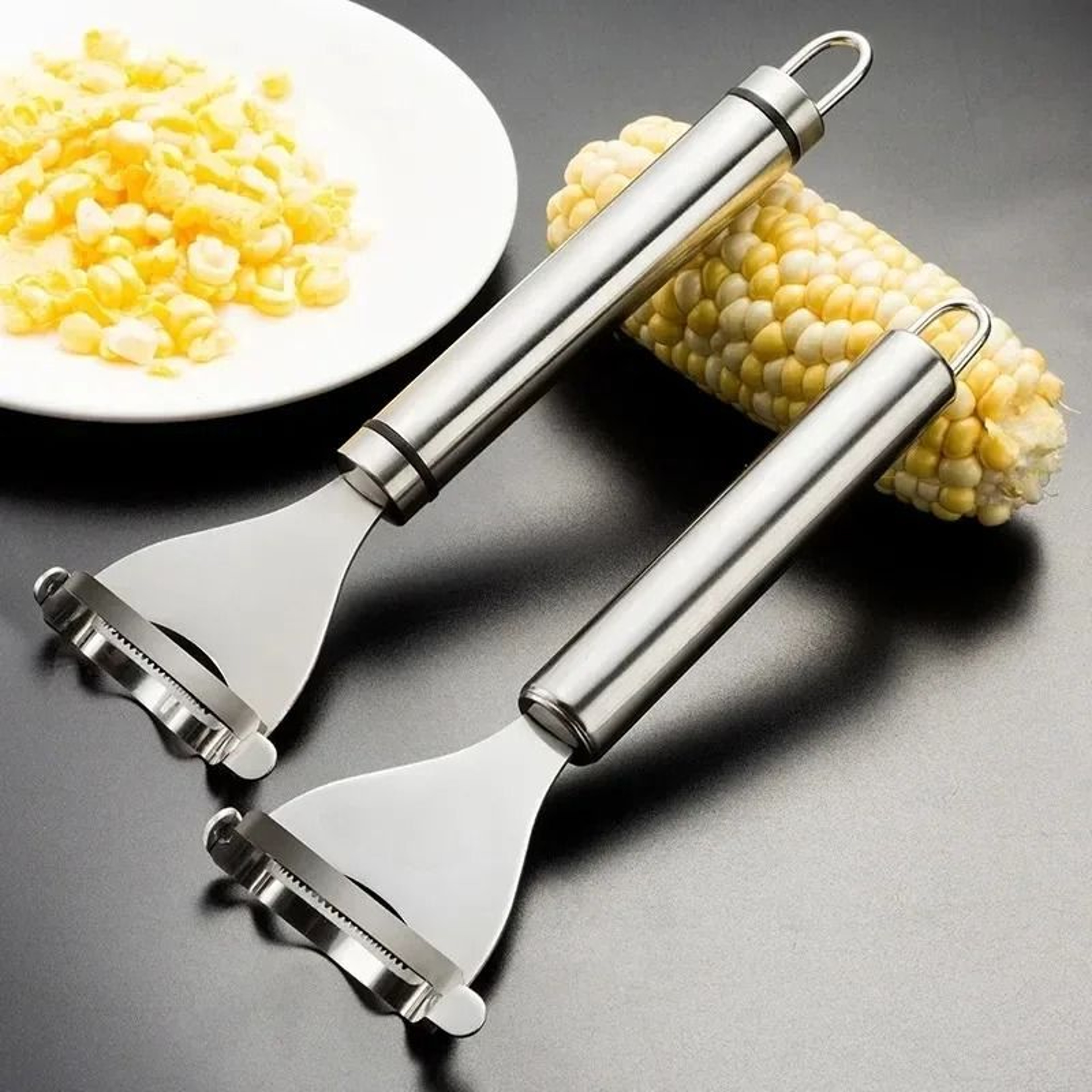 Stainless Steel Corn Stripper  Premium Manual Corncob Shaver  HighPerformance Thresher System 4