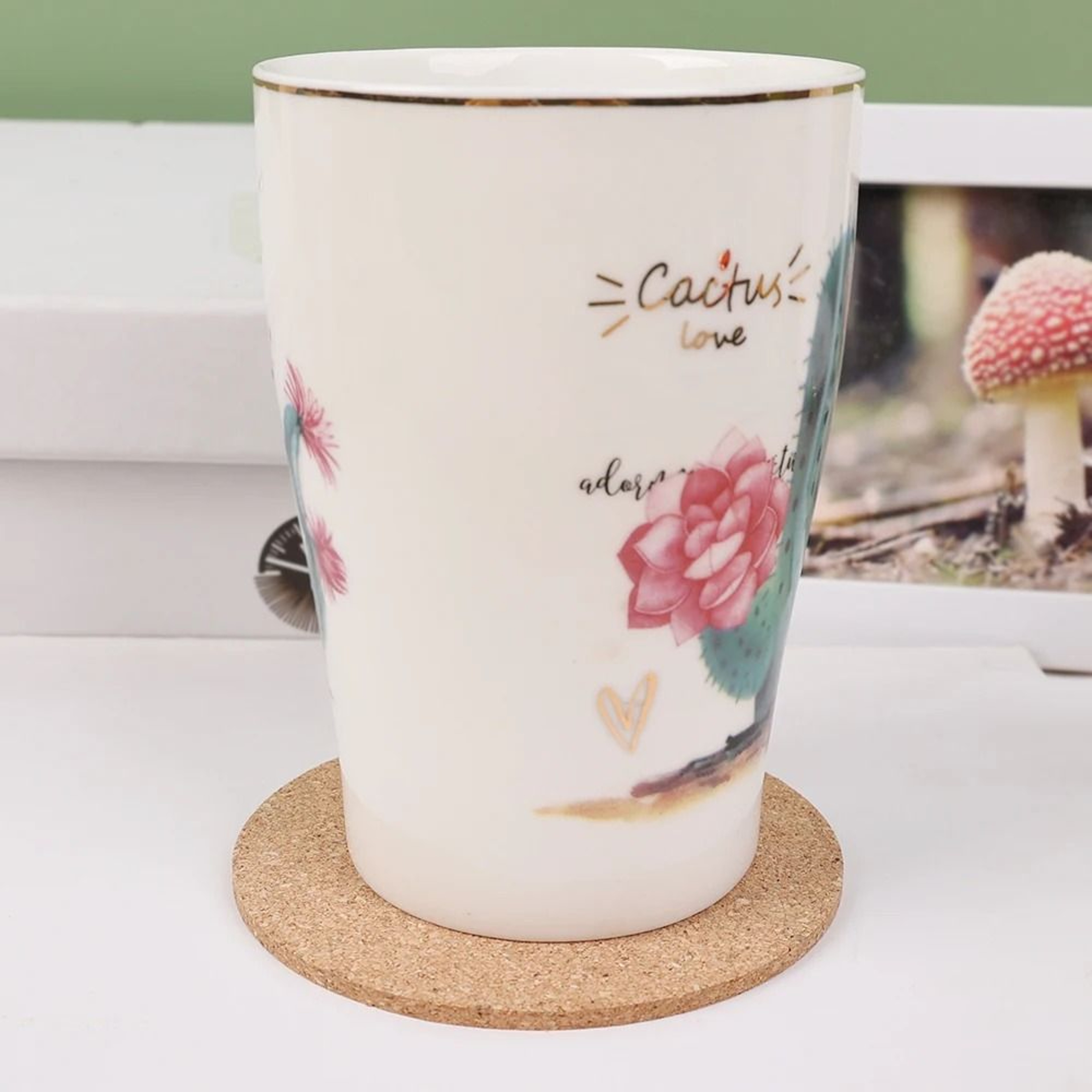 10PCS Natural Cork Coaster Set  Premium Round  Square Wooden Cup Mat For HighPerformance Table Deco 1
