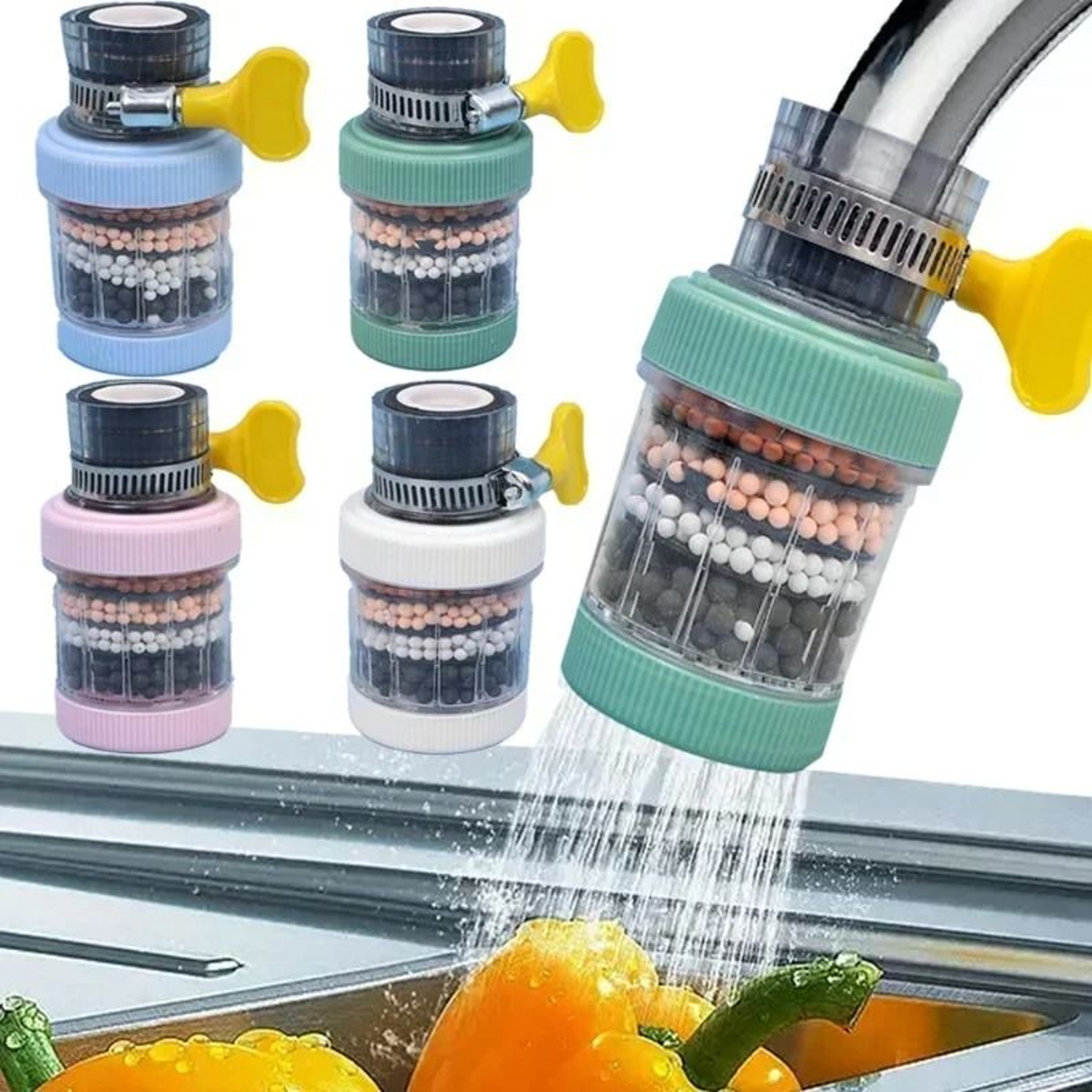 Faucet Filter Aerator Adjustable 360 Degree Rotation Sprayer Sink Tap Filter 0