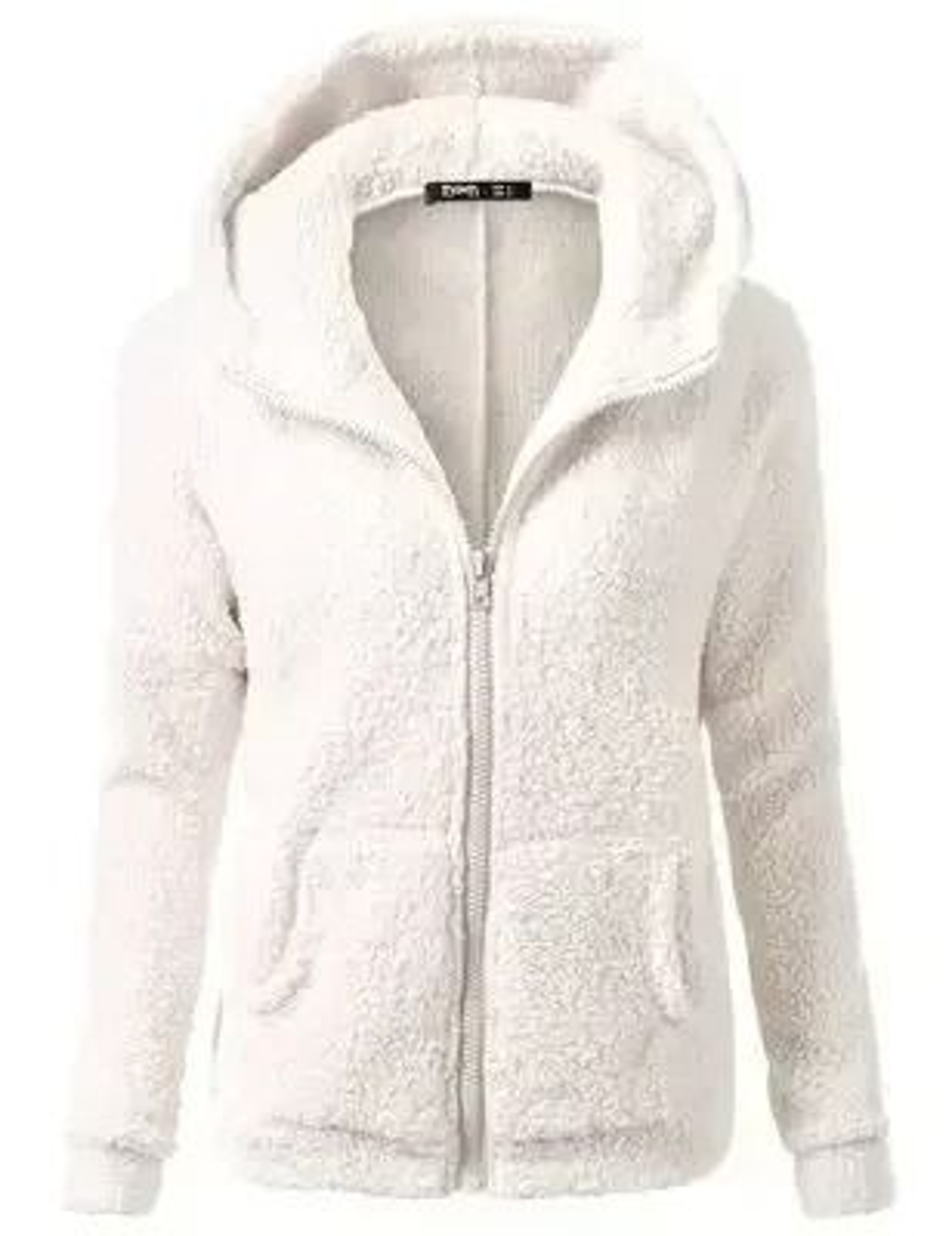 Autumn Winter Warm Hoodie Zipper Coat Solid Soft Fleece Womens Jacket 14