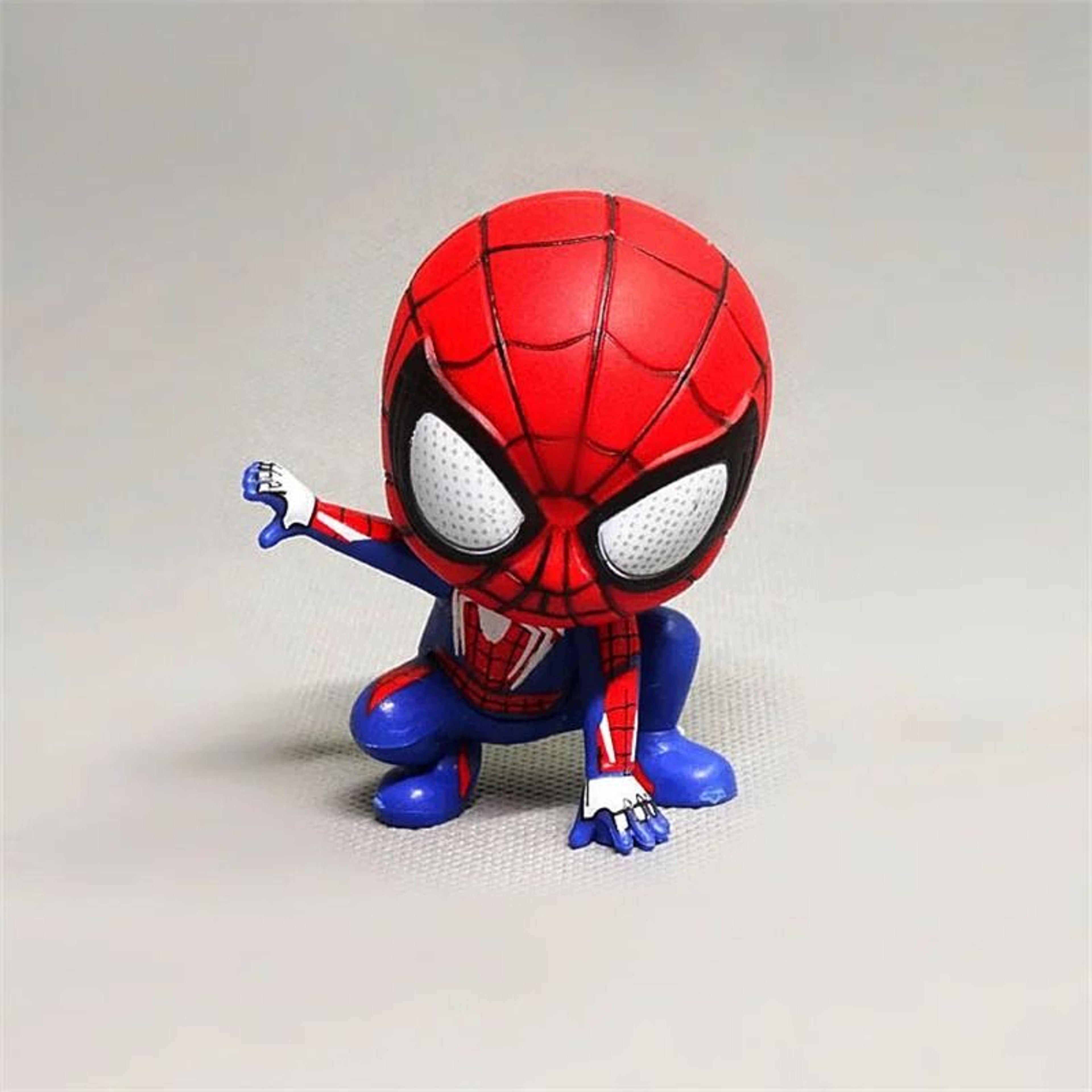 Marvel Avengers SpiderMan Cute Action Figure Posture Anime Collection Figurine 1