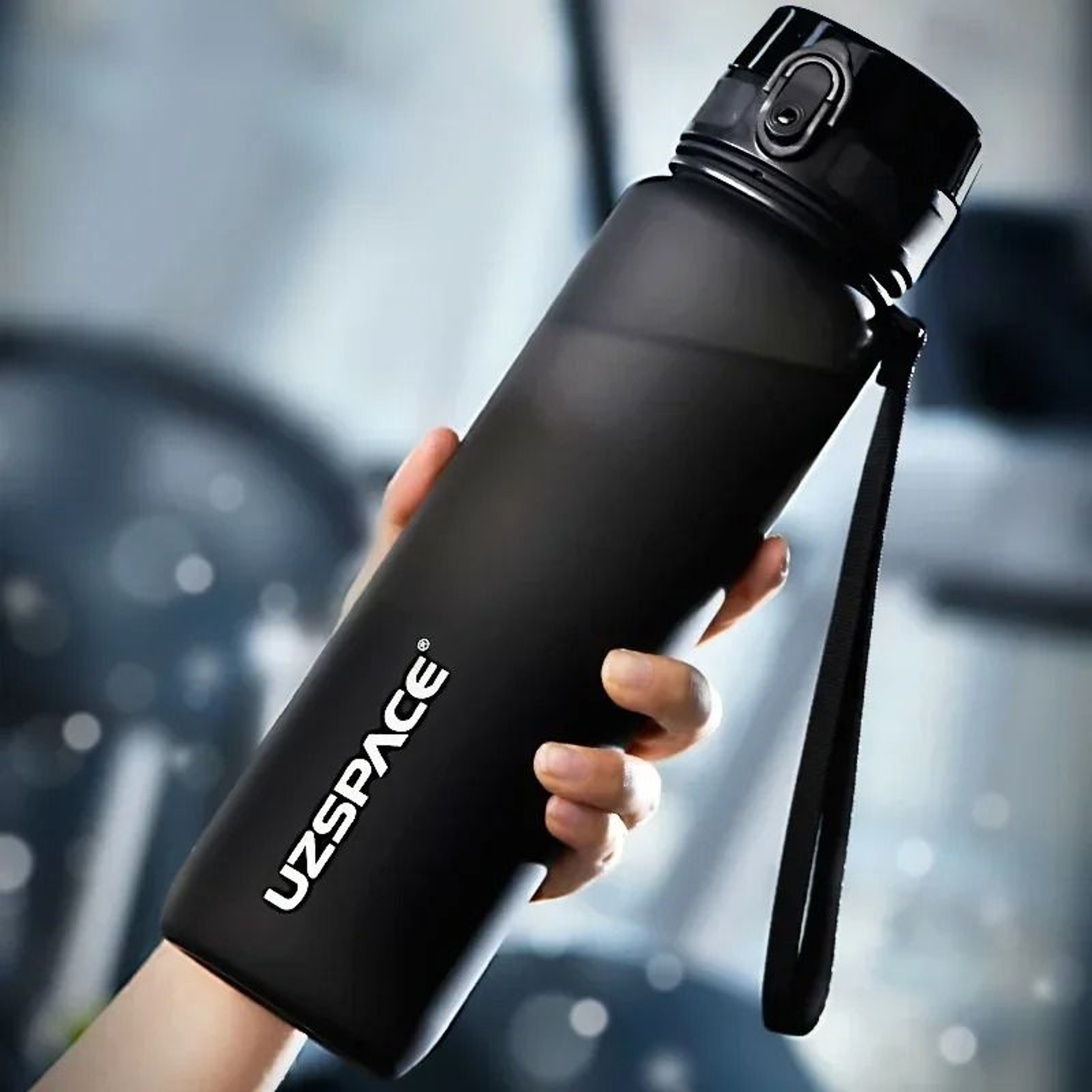 Sports Water Bottle Tritan Plastic Leakproof Shaker Outdoor Travel Drinkware 350 Ml 0