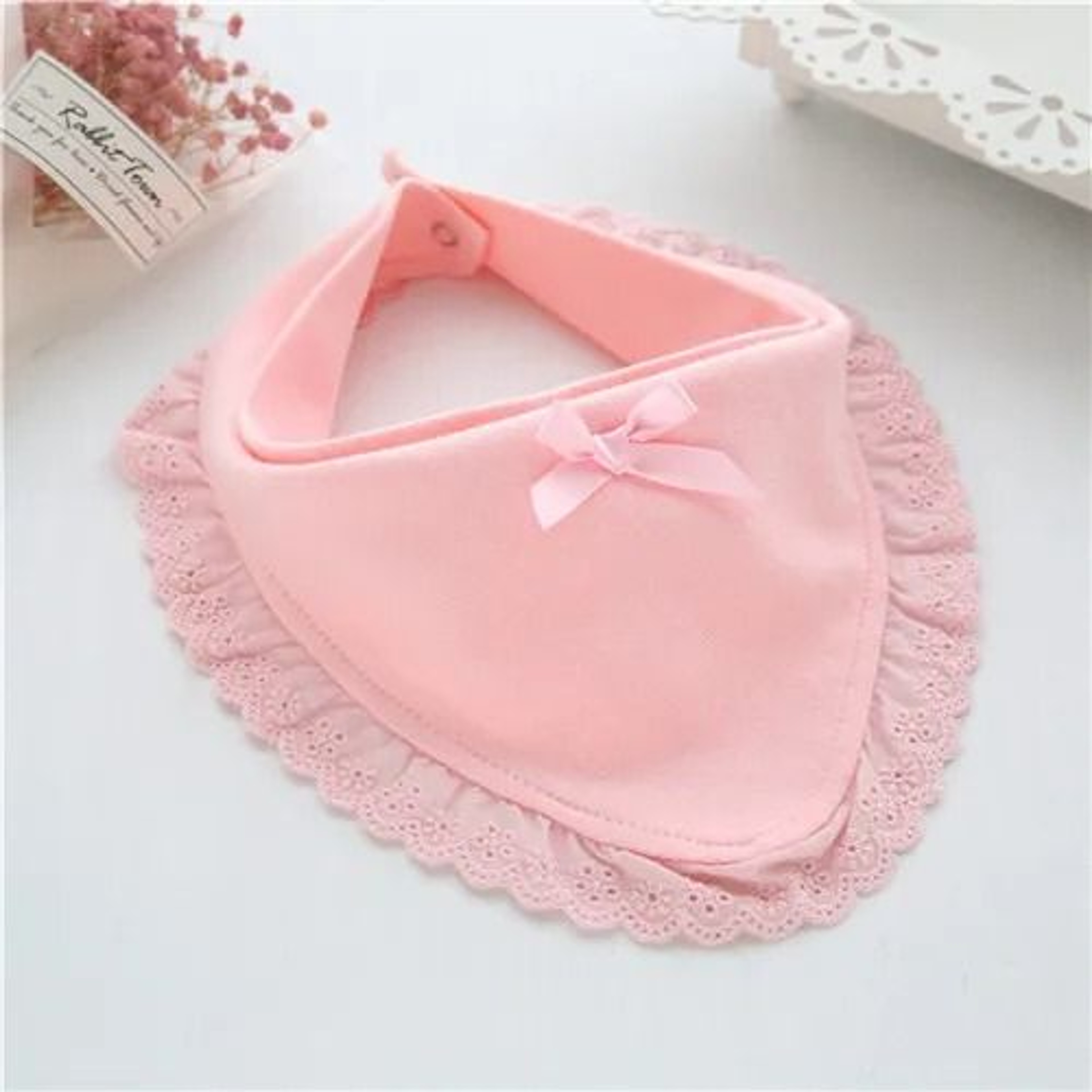 Lawadka Princess Lace Bow 100 Cotton Baby Bibs  Saliva Towels 7