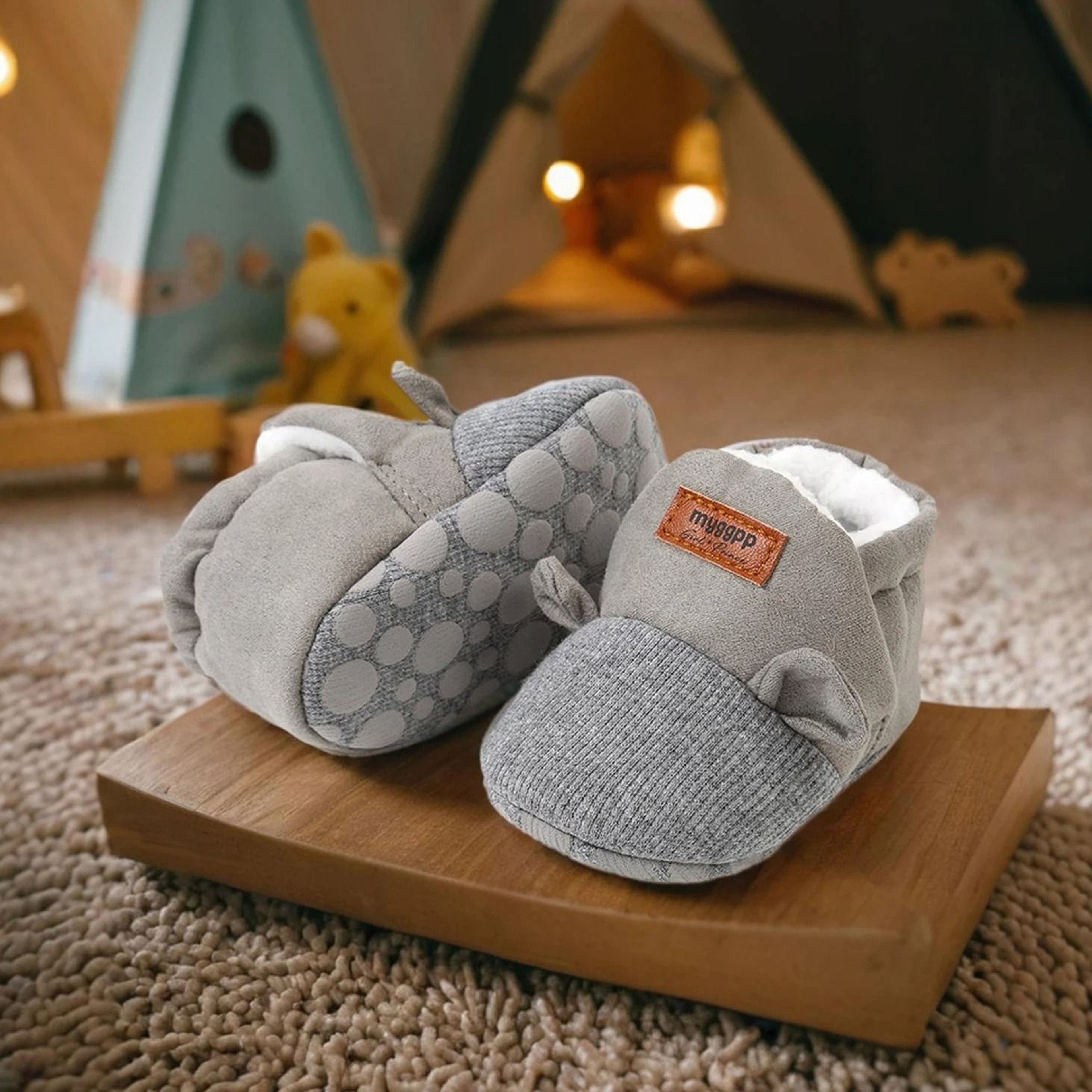Warm Infant Toddler Crib Snow Boots Soft AntiSlip Newborn Slipper Shoes 5