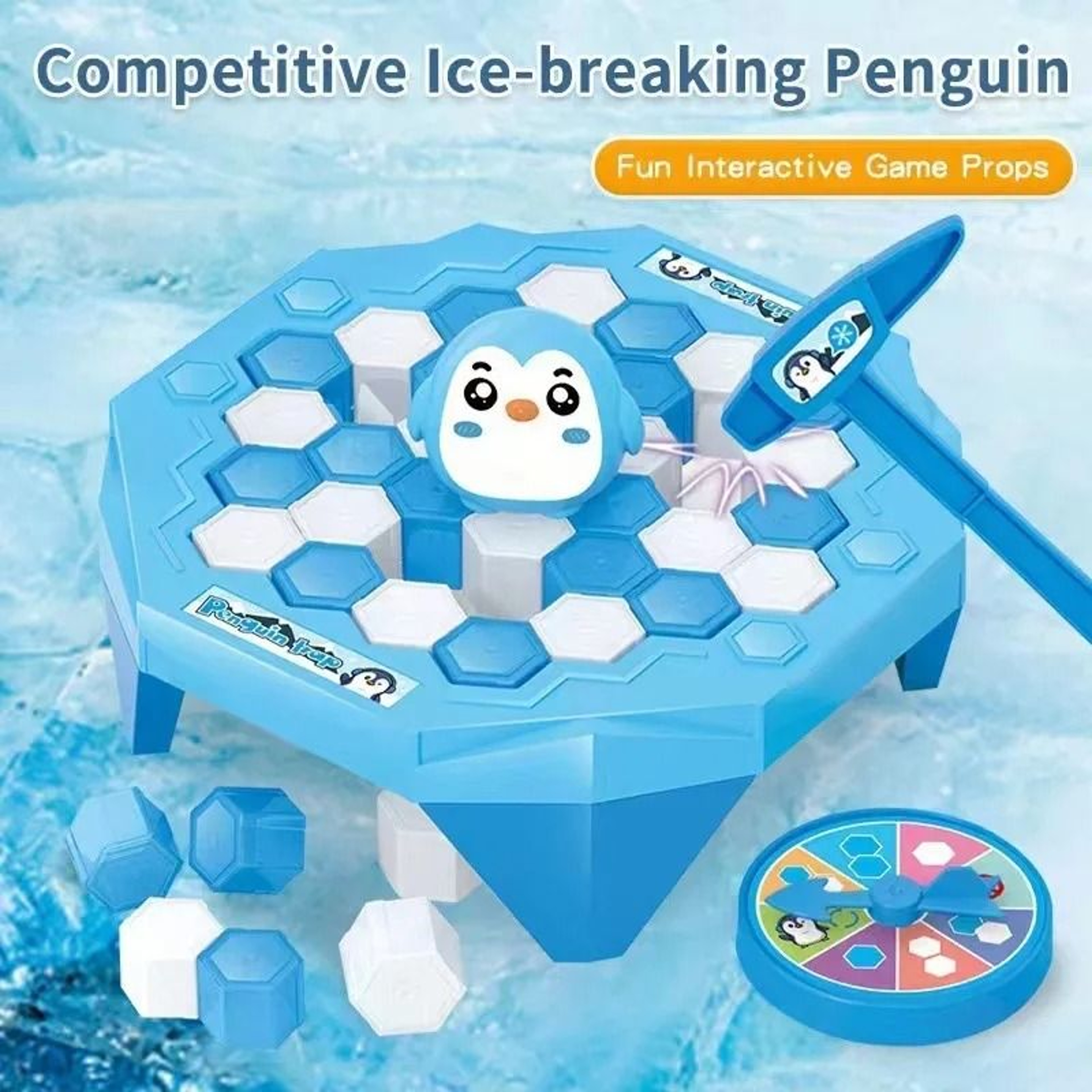 Mini IceBreaking Penguin Game  Desktop Interactive ParentChild Toy 0