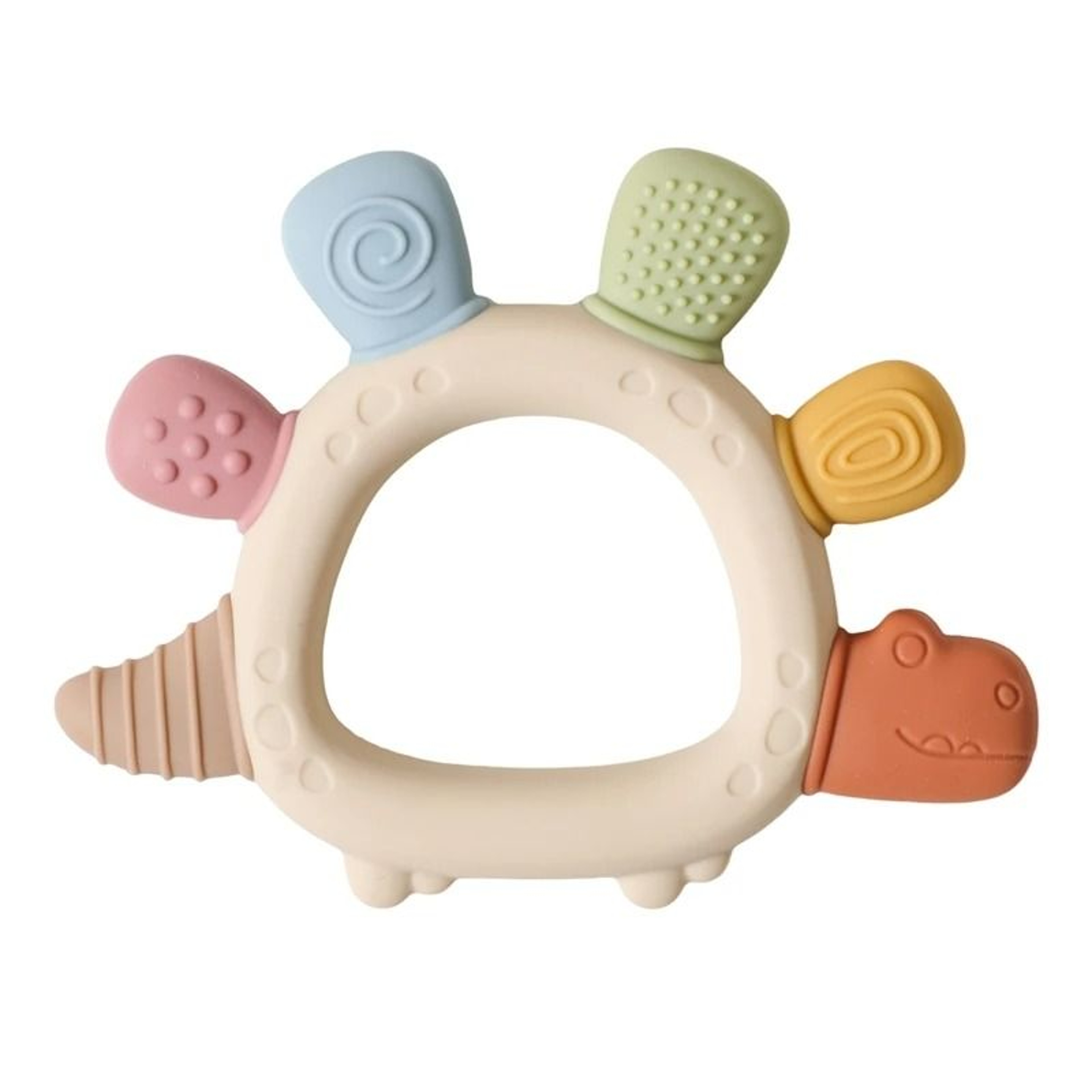 Silicone Crab Baby Teether With Natural Wooden Ring  BPAFree Molar Toy 14