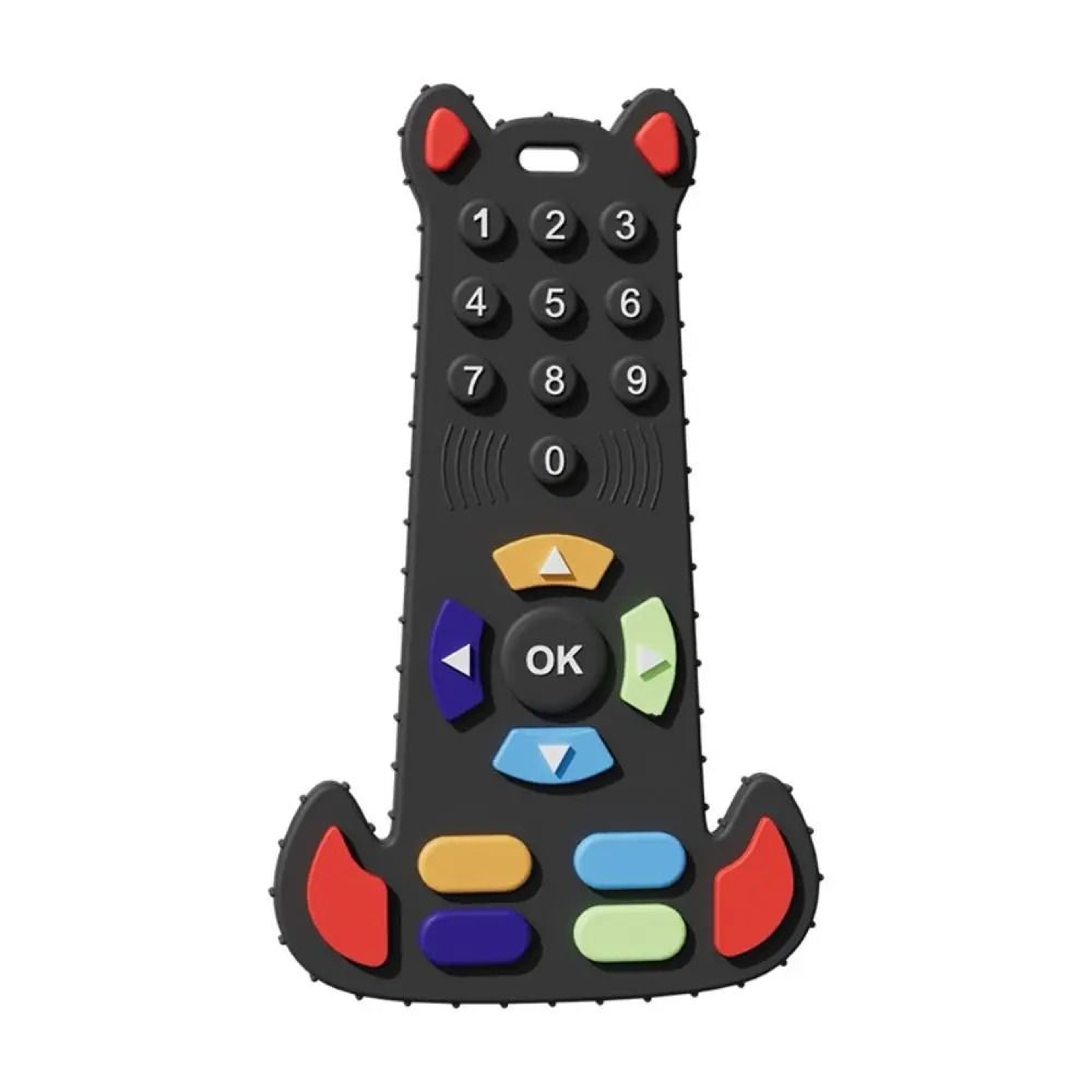 Remote Control Silicone Baby Teether  Sensory Relief  Educational Molar Toy 9